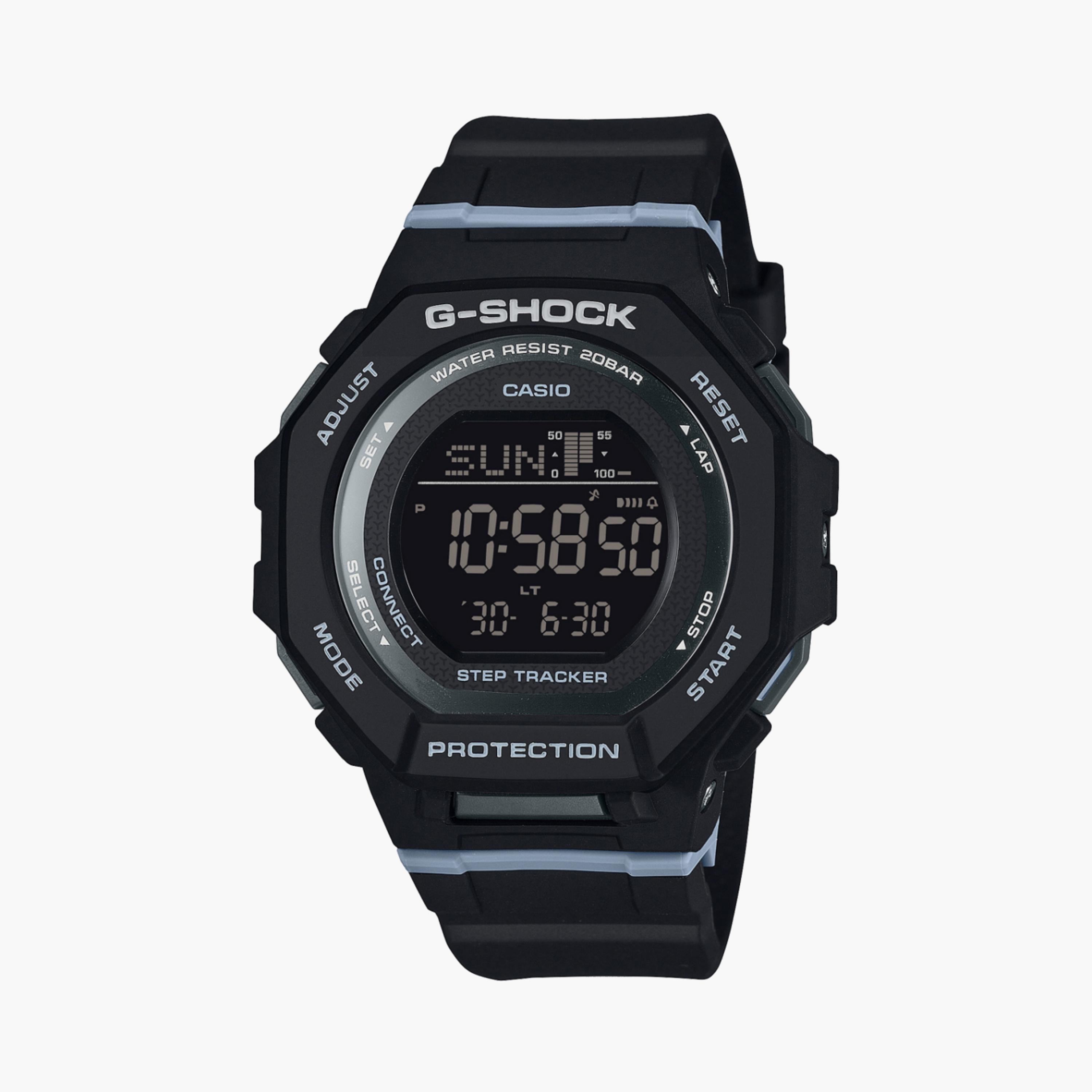 كاسيو جي-شوك ساعة نسائية 44 مم سوداء رقمية بسوار سيليكون | GMD-B300-1DR-women-watchesandjewellery-watches-image-1