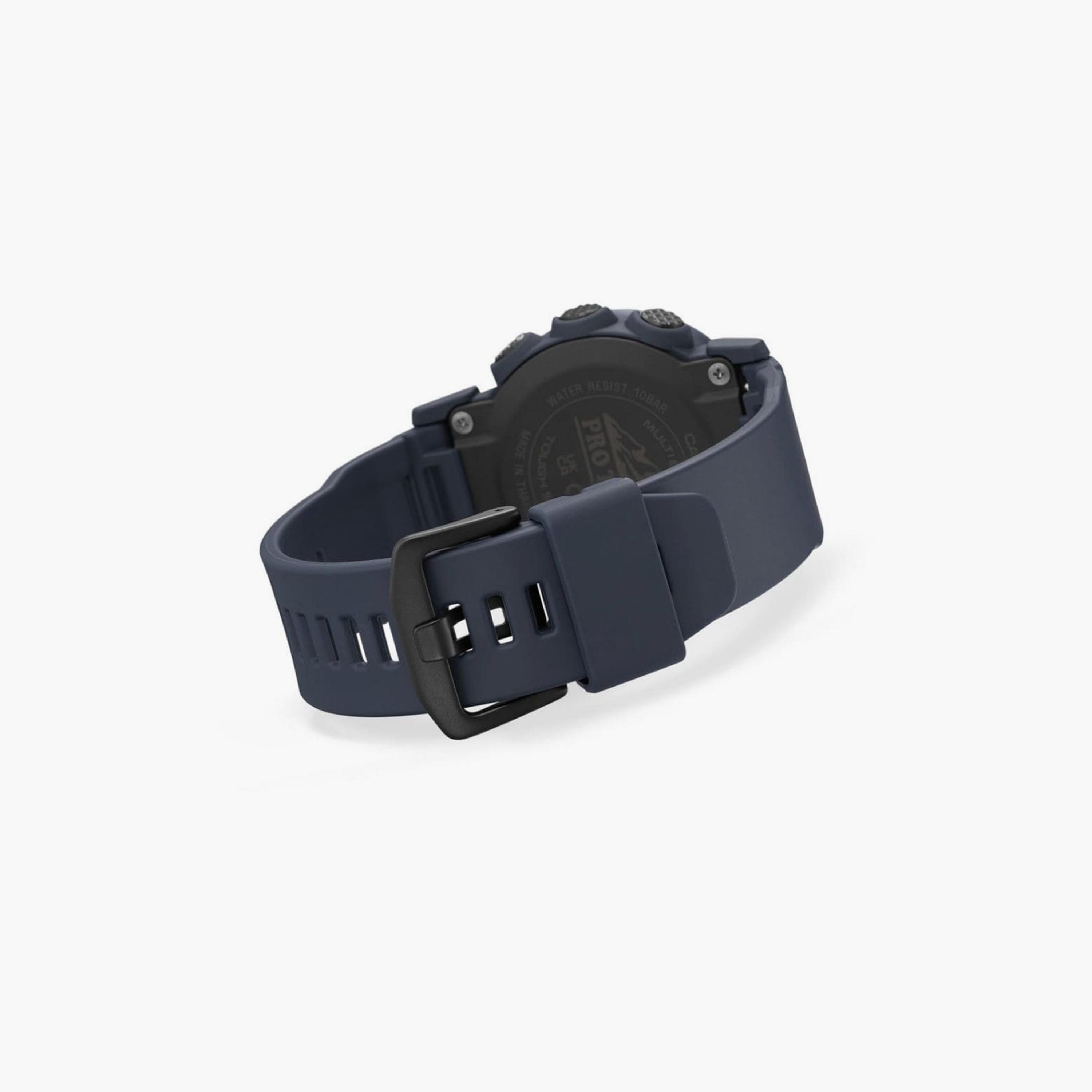كاسيو ساعة رجالية 45 مم زرقاء رقمية بسوار سيليكون | PRW-35Y-2DR-men-watchesandjewellery-watches-image-4