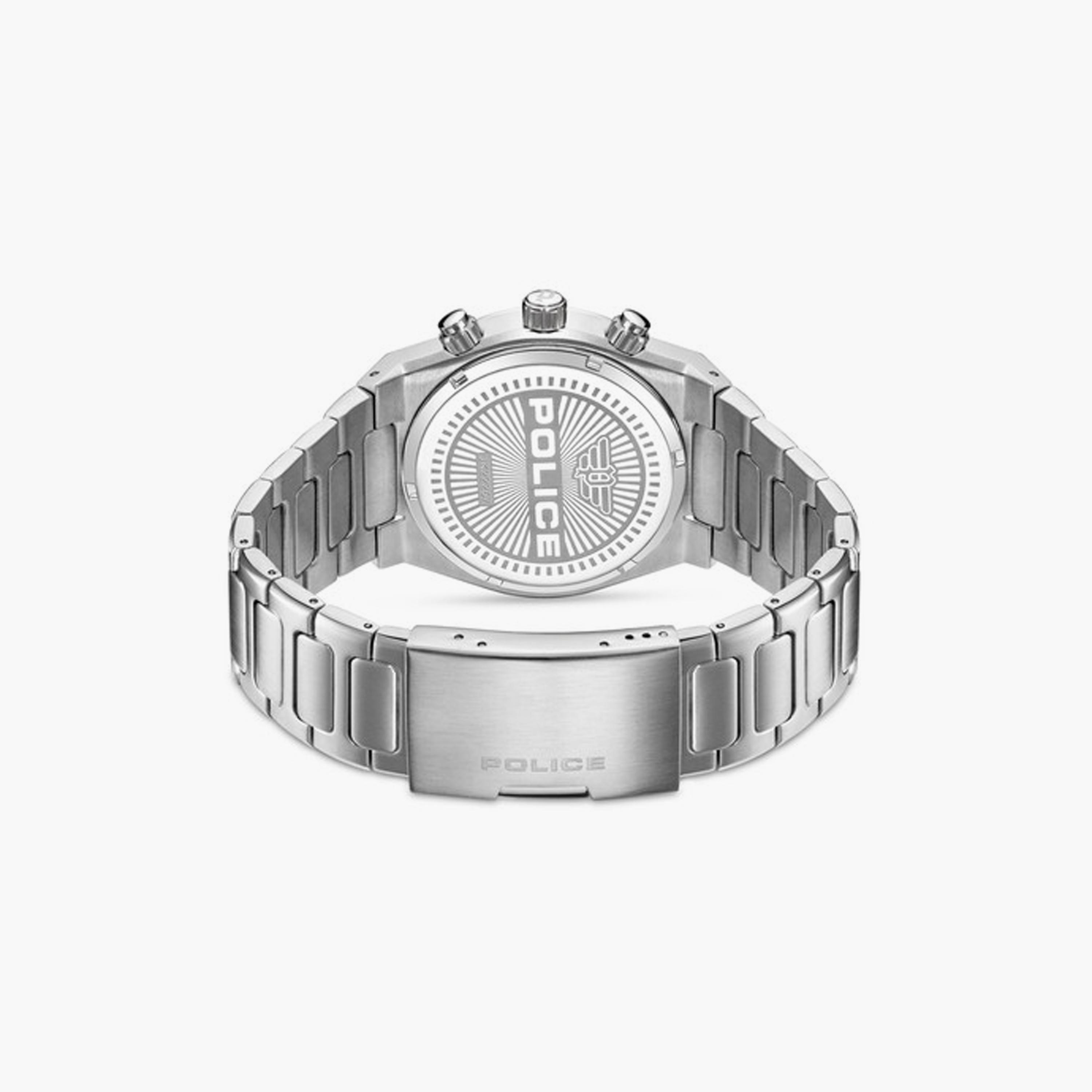 بوليس ساعة رجالية كرونوغراف فضي ستانلس ستيل 45 مم | PEWJK2226708-men-watchesandjewellery-watches-image-3