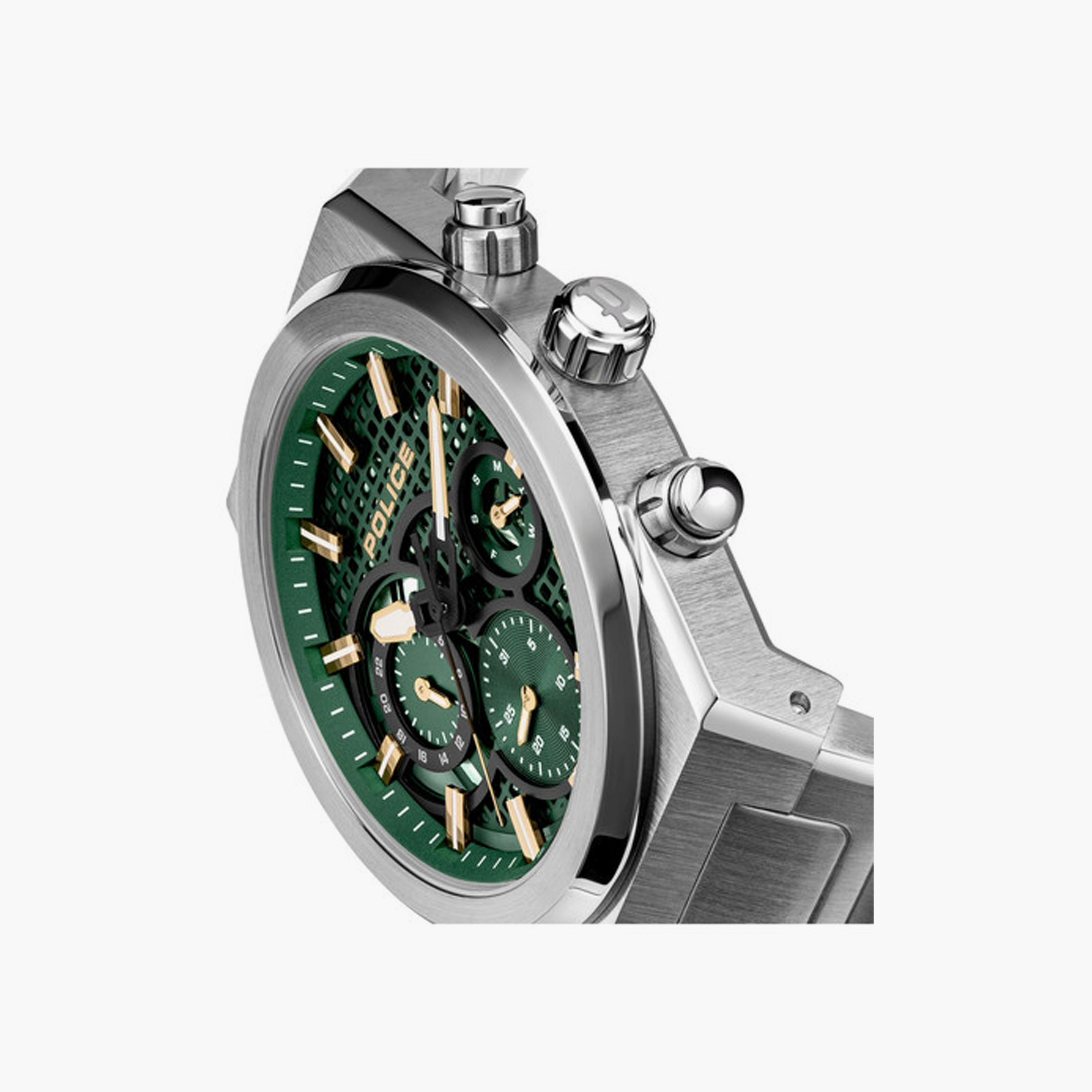 بوليس ساعة رجالية كرونوغراف فضي ستانلس ستيل 45 مم | PEWJK2226708-men-watchesandjewellery-watches-image-4