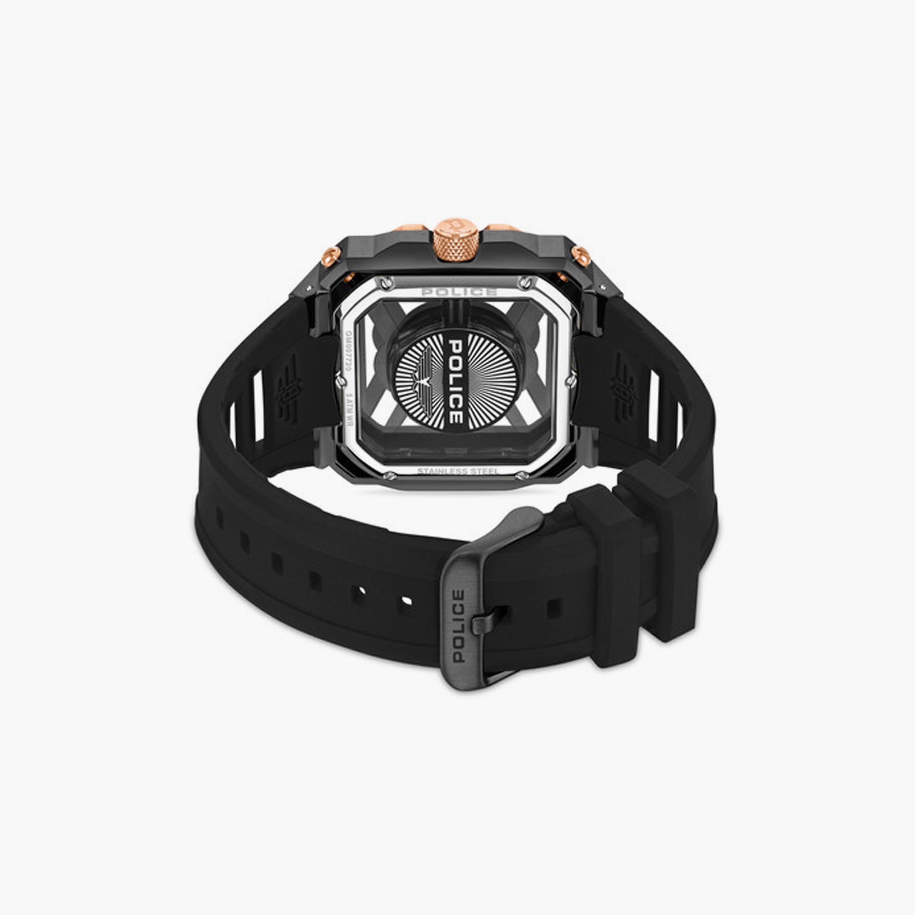 بوليس ساعة رجالية كرونوغراف أسود سيليكون 45 مم | PEWGM0072002-men-watchesandjewellery-watches-image-3