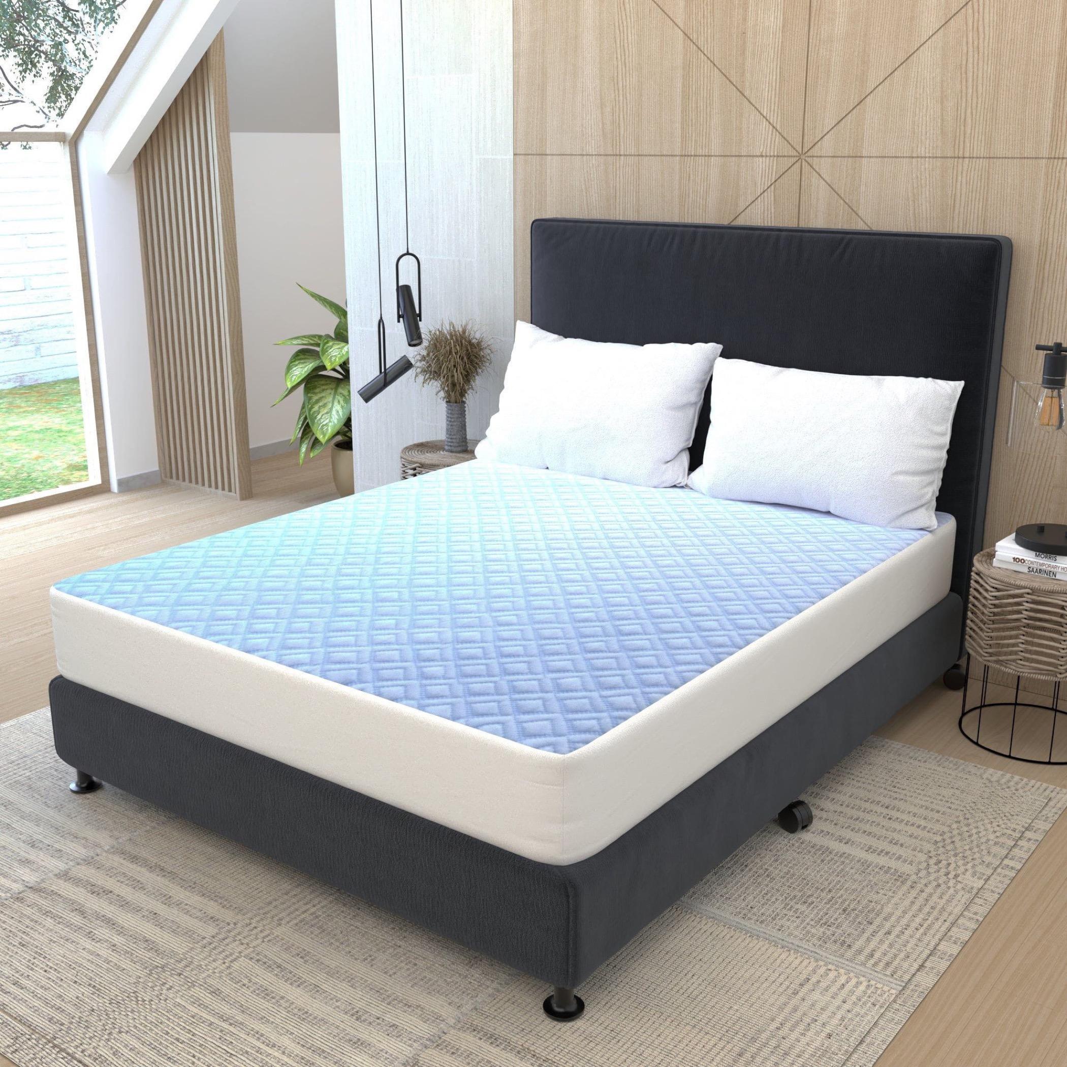 Silentnight Cool Ice Premium Fabric Queen Mattress Protector - 150x200 cm