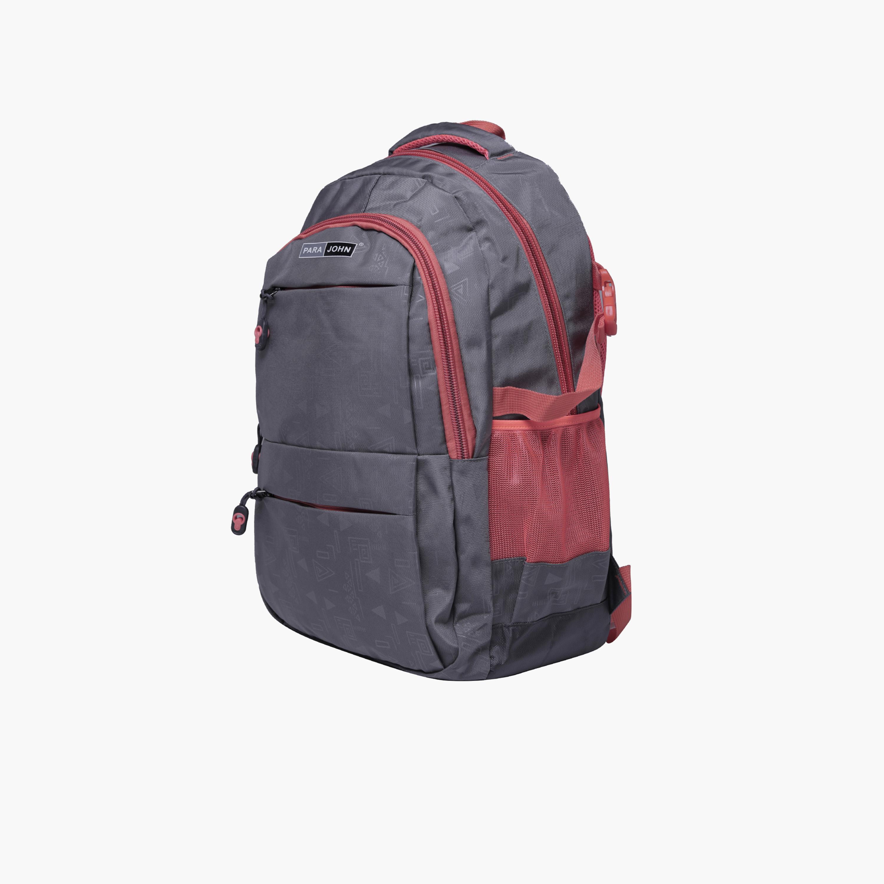 Para John 18 Inches Backpack - Polyester, Adjustable Shoulder Straps | PJSB6044A22-school-bagsandbackpacks-backpacks-image-4
