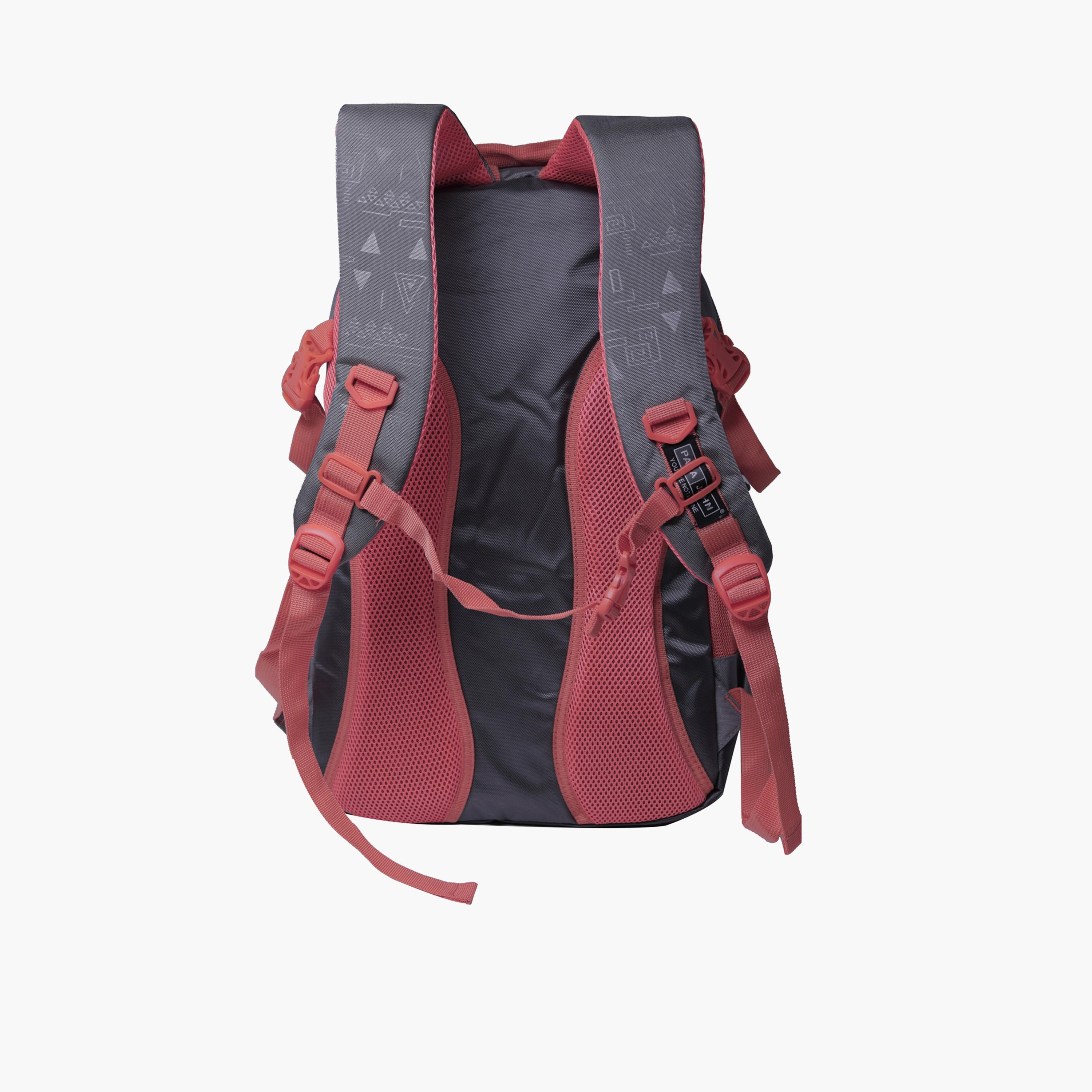 Para John 18 Inches Backpack - Polyester, Adjustable Shoulder Straps | PJSB6044A22-school-bagsandbackpacks-backpacks-image-6