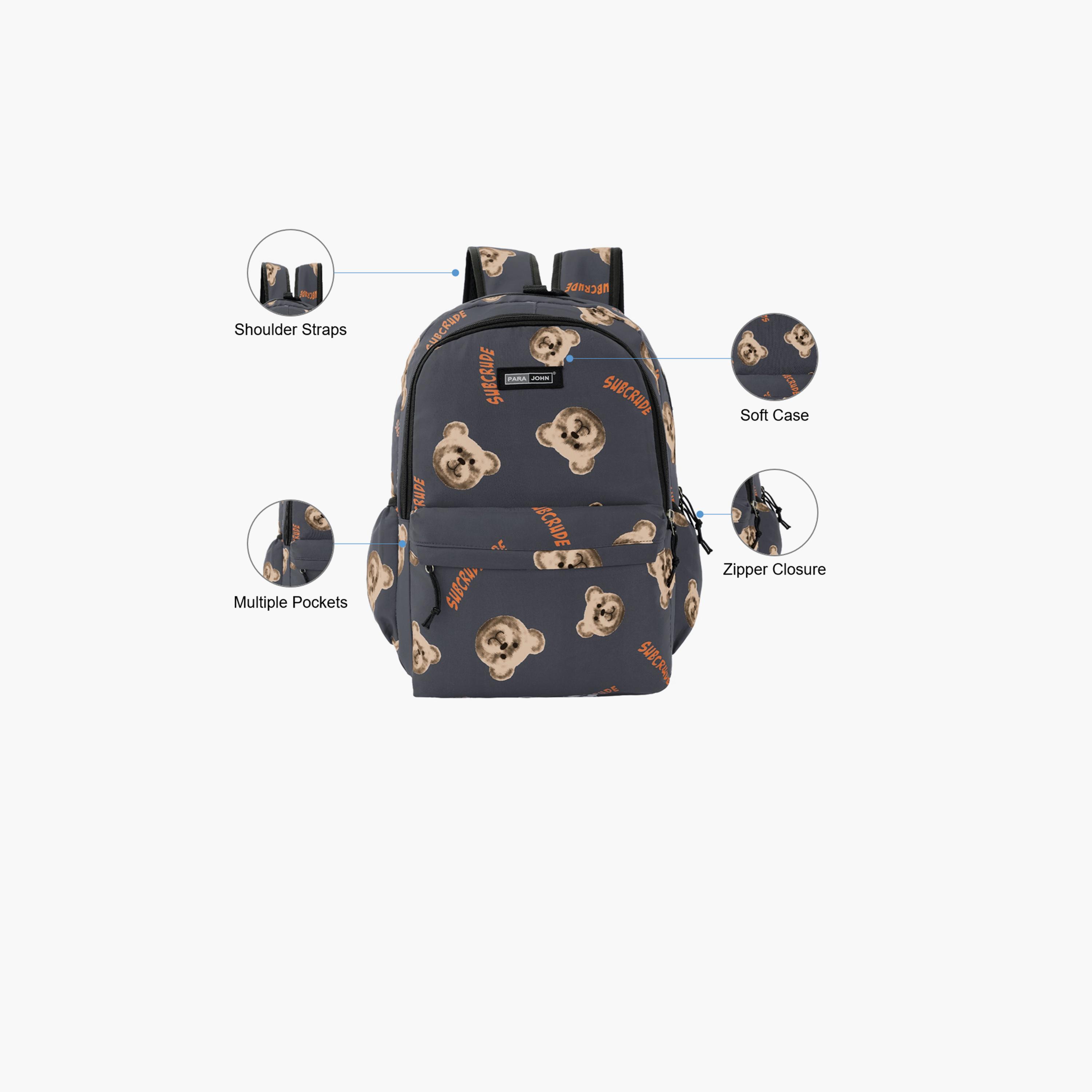 بارا جون-  شنطة ظهر 14 إنش بوليتسر- أحزمة كتف قابلة للتعديل  | PJBP6711A14-school-bagsandbackpacks-backpacks-image-3