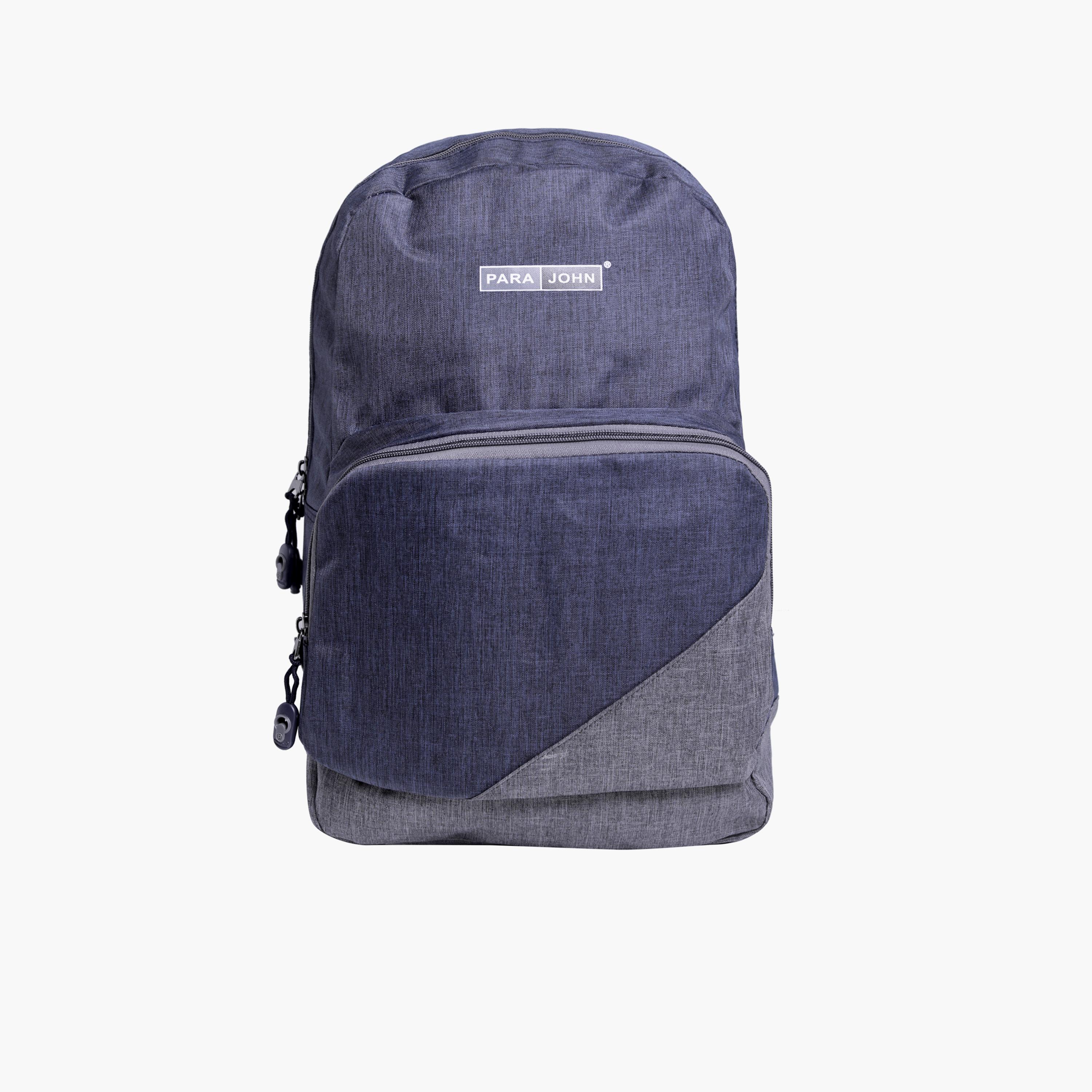 Para John 18 Inches Backpack - Polyester, Adjustable Shoulder Straps | PJSB6051A18-school-bagsandbackpacks-backpacks-image-1