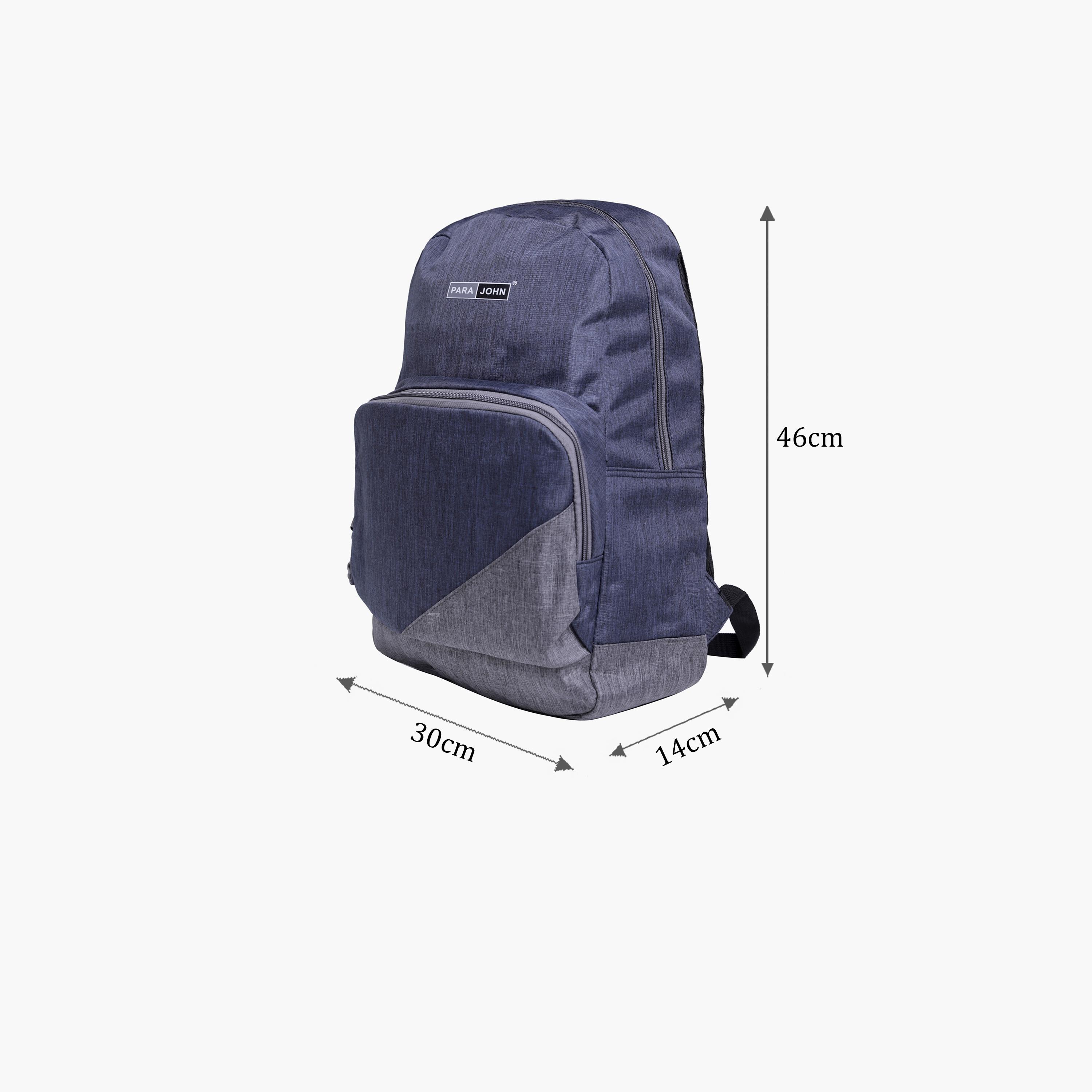 Para John 18 Inches Backpack - Polyester, Adjustable Shoulder Straps | PJSB6051A18-school-bagsandbackpacks-backpacks-image-2