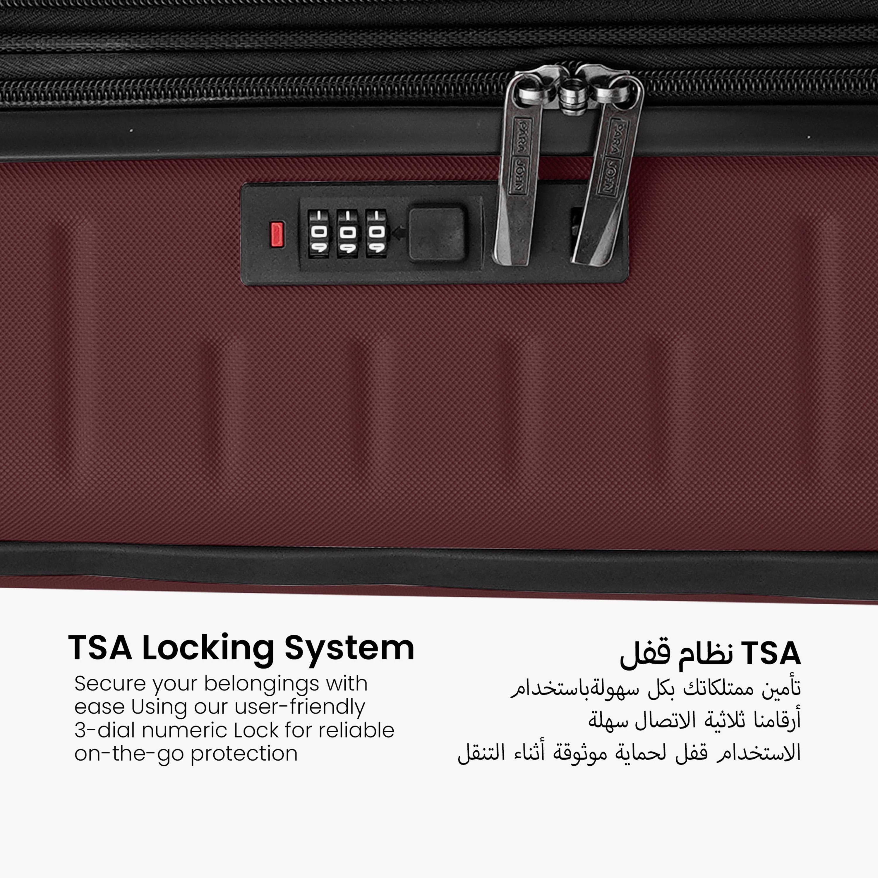 بارا جون-  طقم شنط ألتيف 3 قطع بأربع عجلات دوارة من مادة ABS الصلبة مع قفل مركب-travel-luggagesandbags-luggage-image-6