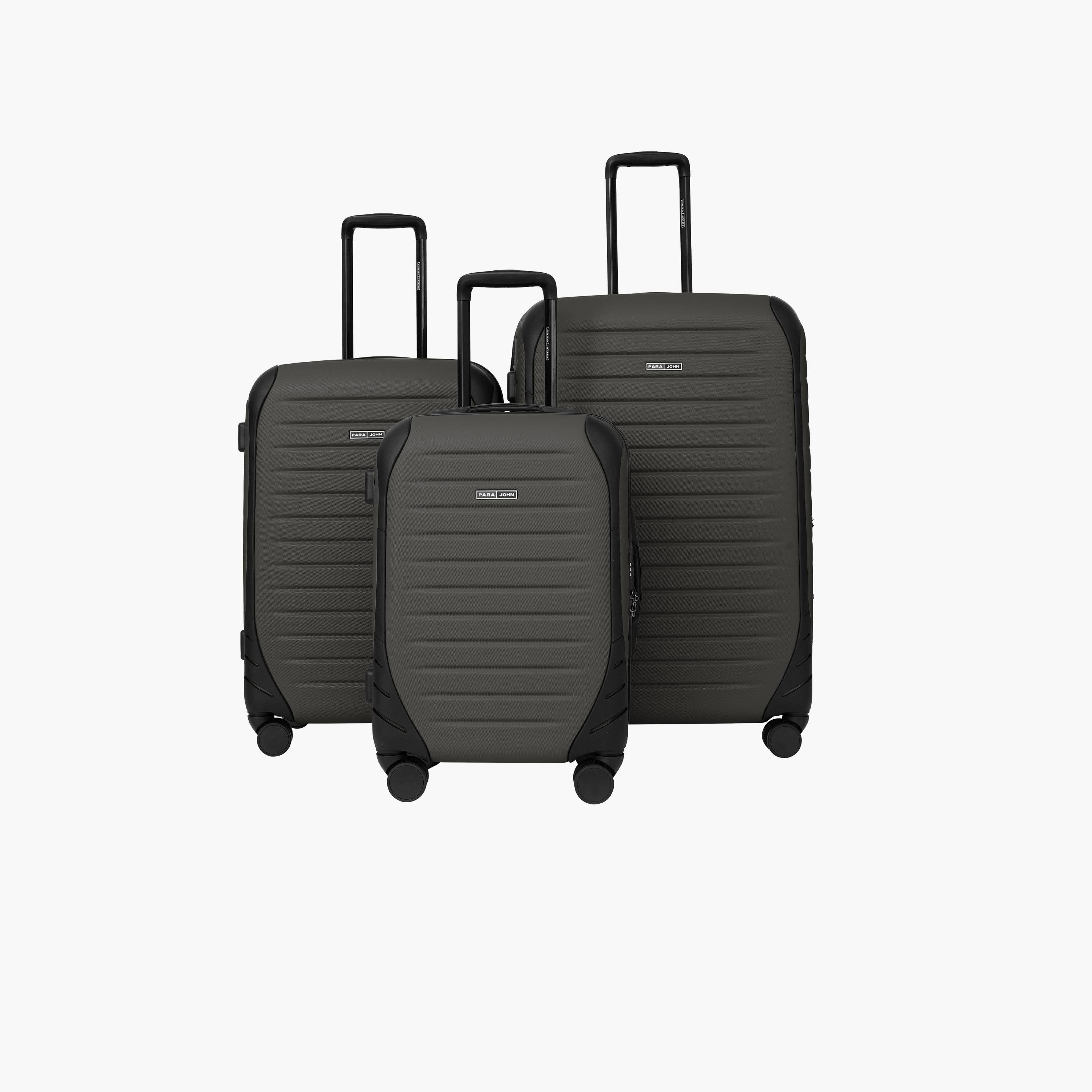 Para John ALTIV Set of 3 ABS Hard Sided 4-Wheeler Spinner Trolley Bag with Combination Lock | PJTR3247-travel-luggagesandbags-luggage-image-1