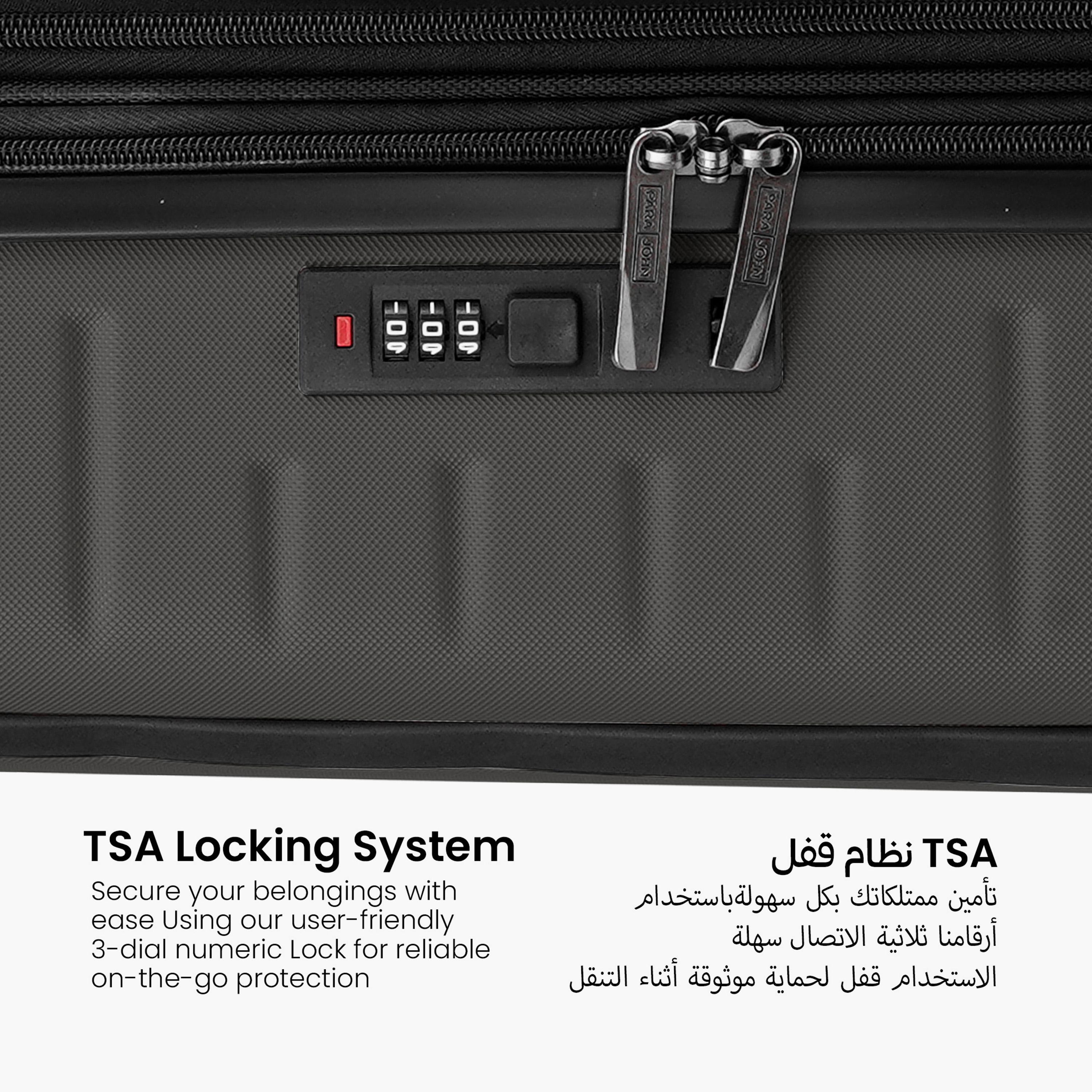 Para John ALTIV Set of 3 ABS Hard Sided 4-Wheeler Spinner Trolley Bag with Combination Lock | PJTR3247-travel-luggagesandbags-luggage-image-7