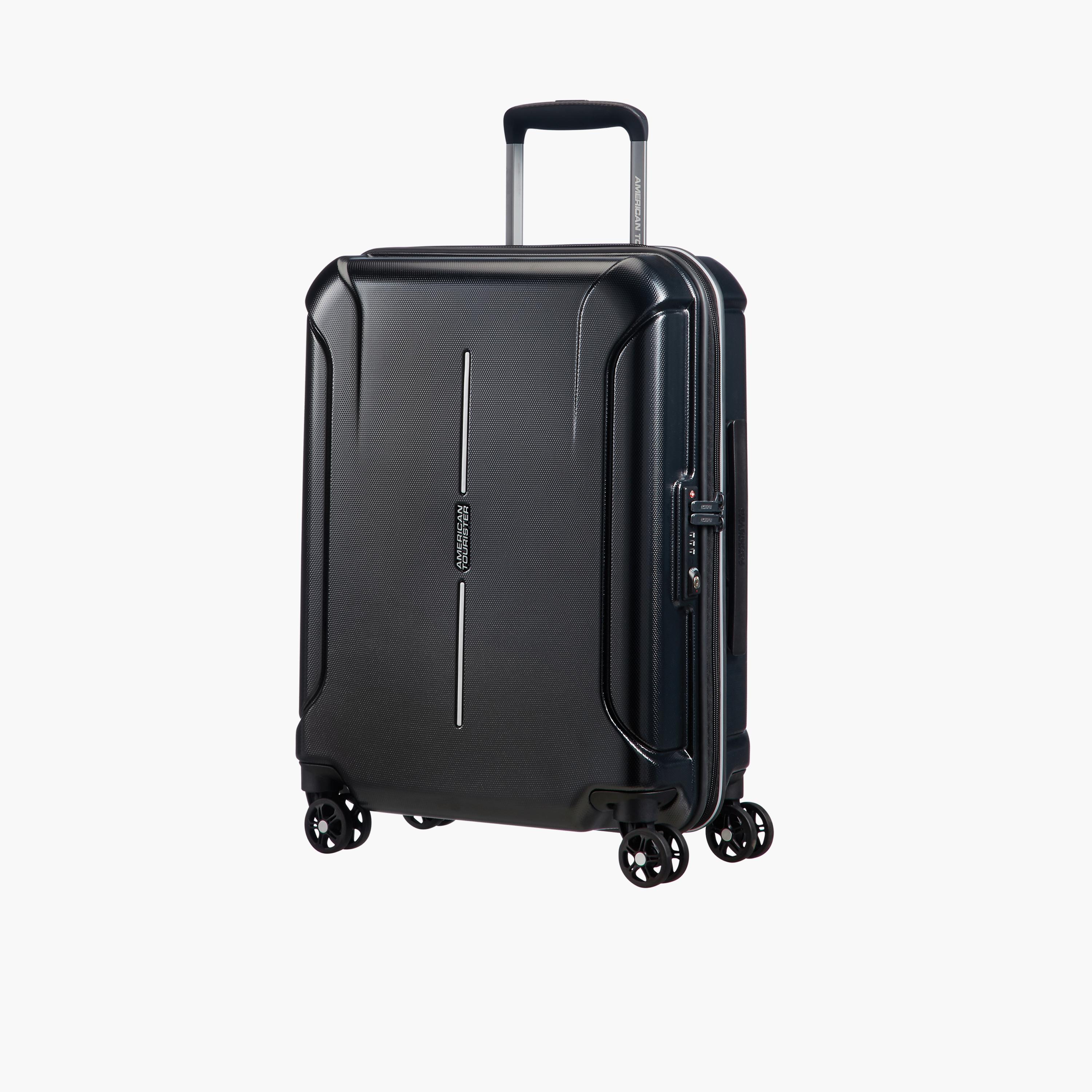 American Tourister Technum 77 CM Medium Check-in Polypropylene Hard Sided 4-Wheeler Spinner Trolley Bag with TSA Lock-travel-luggagesandbags-luggage-image-1