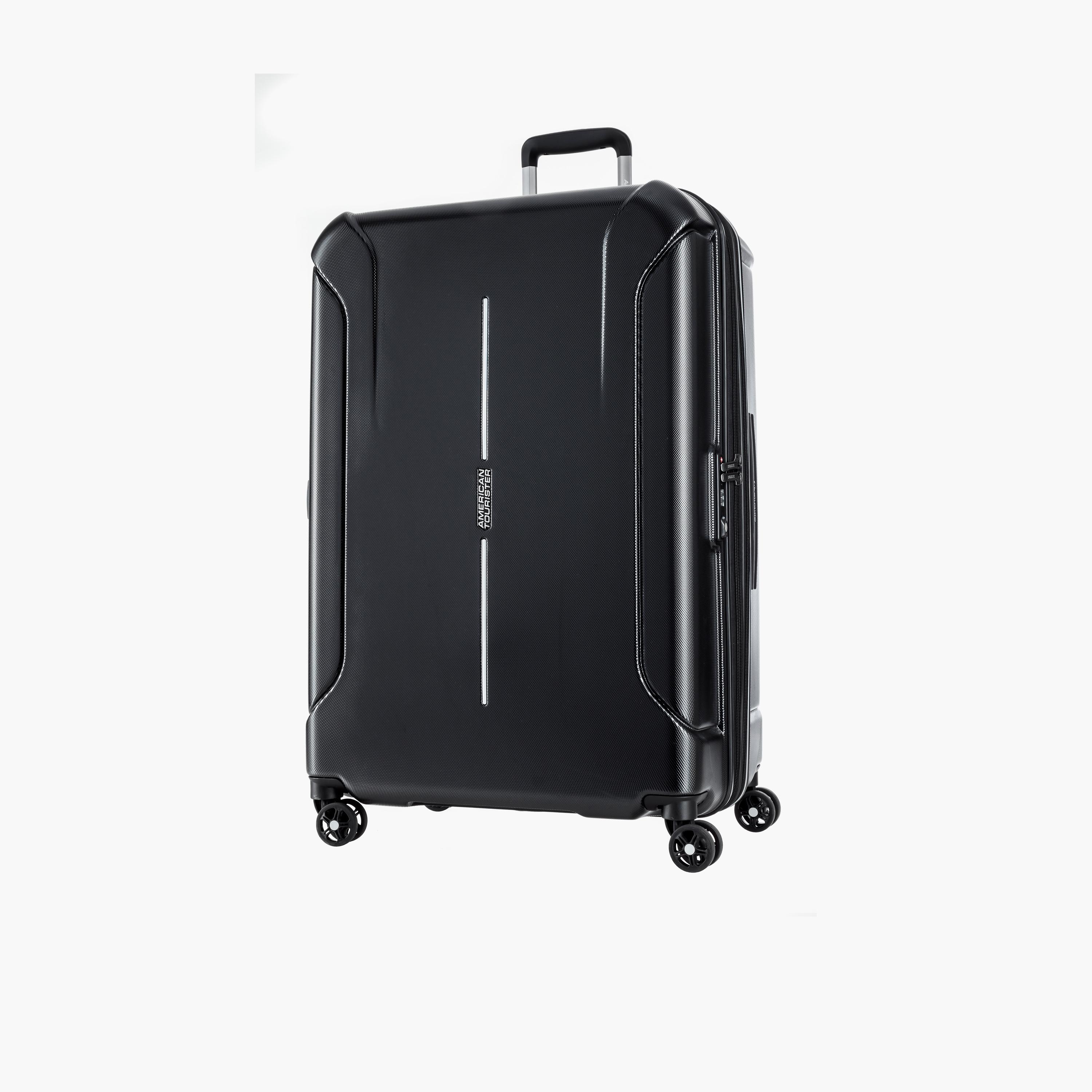 American Tourister Technum 86 CM Large Check-in Polypropylene Hard Sided 4-Wheeler Spinner Trolley Bag with TSA Lock-travel-luggagesandbags-luggage-image-1