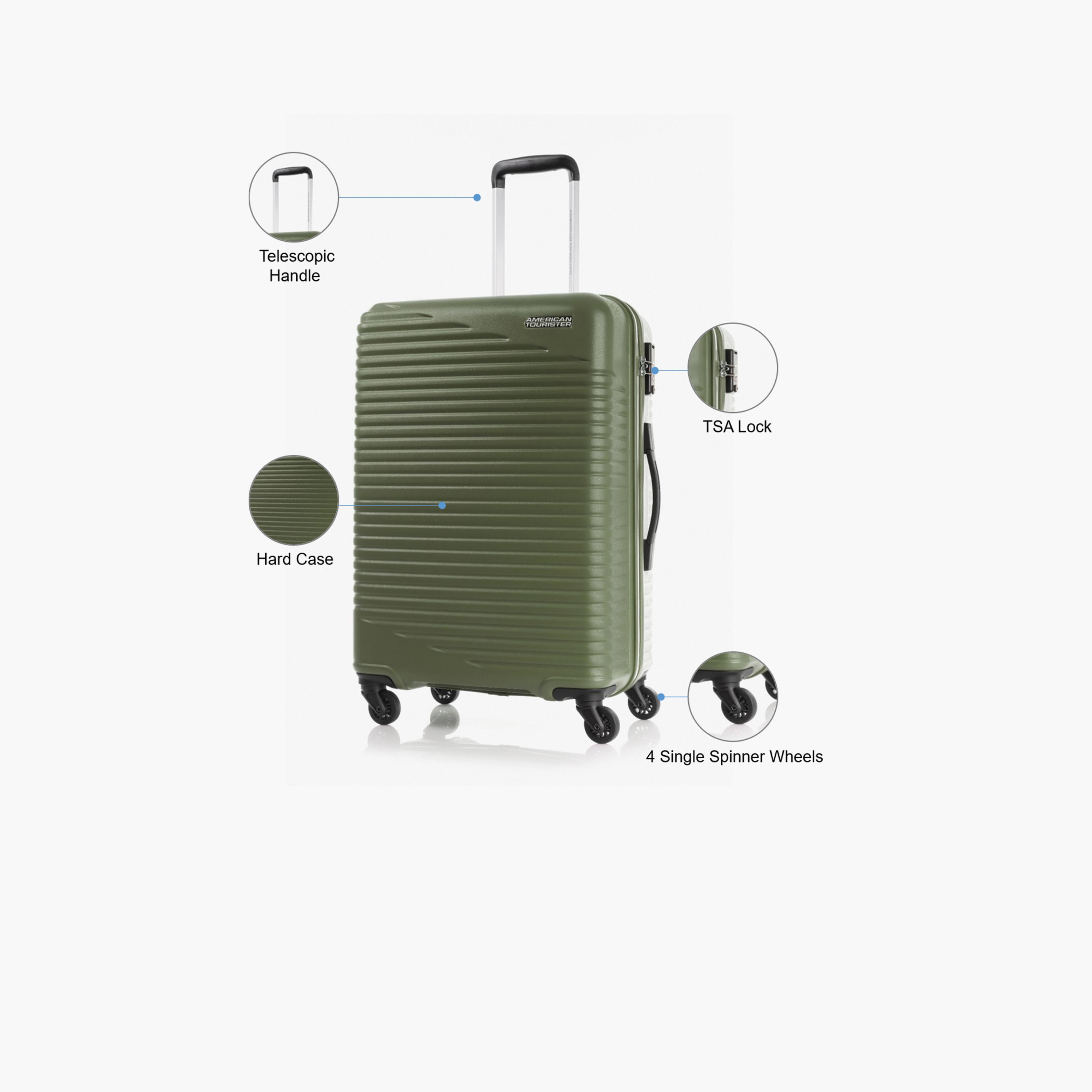 American Tourister Skypark 78 CM Large Check-in Polypropylene Hard Sided 4-Wheeler Spinner Trolley Bag with TSA Lock-travel-luggagesandbags-luggage-image-3