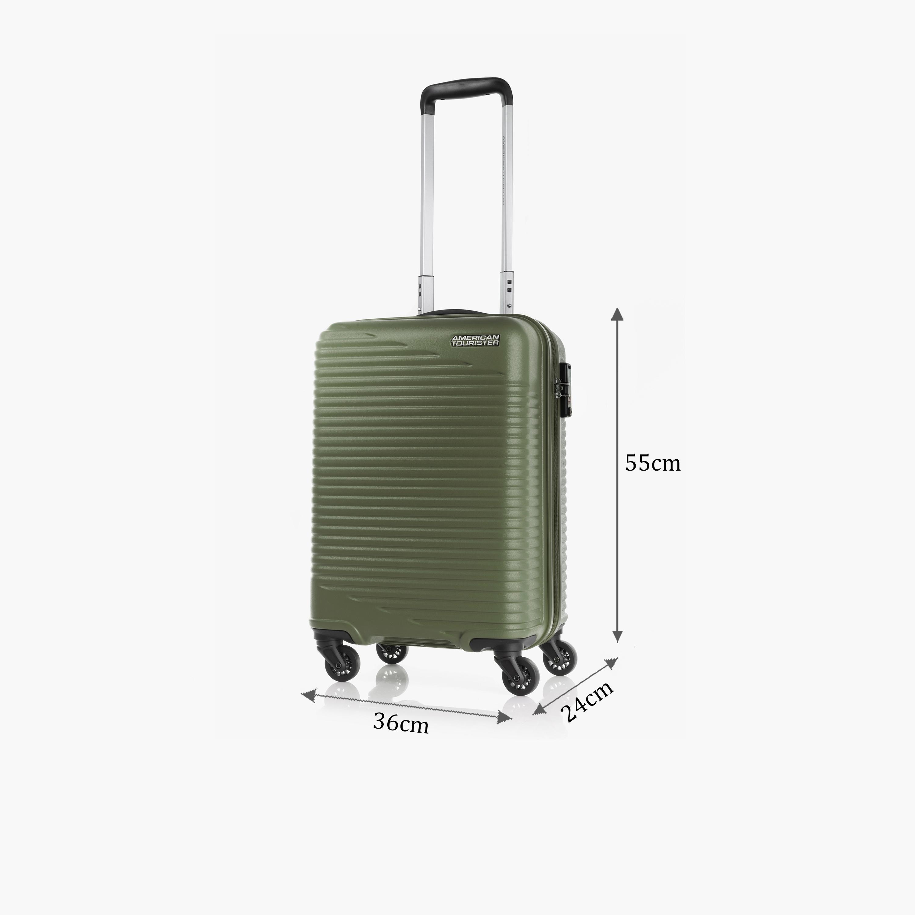 American Tourister Skypark 55 CM Small Cabin Polypropylene Hard Sided 4-Wheeler Spinner Trolley Bag with TSA Lock-travel-luggagesandbags-luggage-image-2
