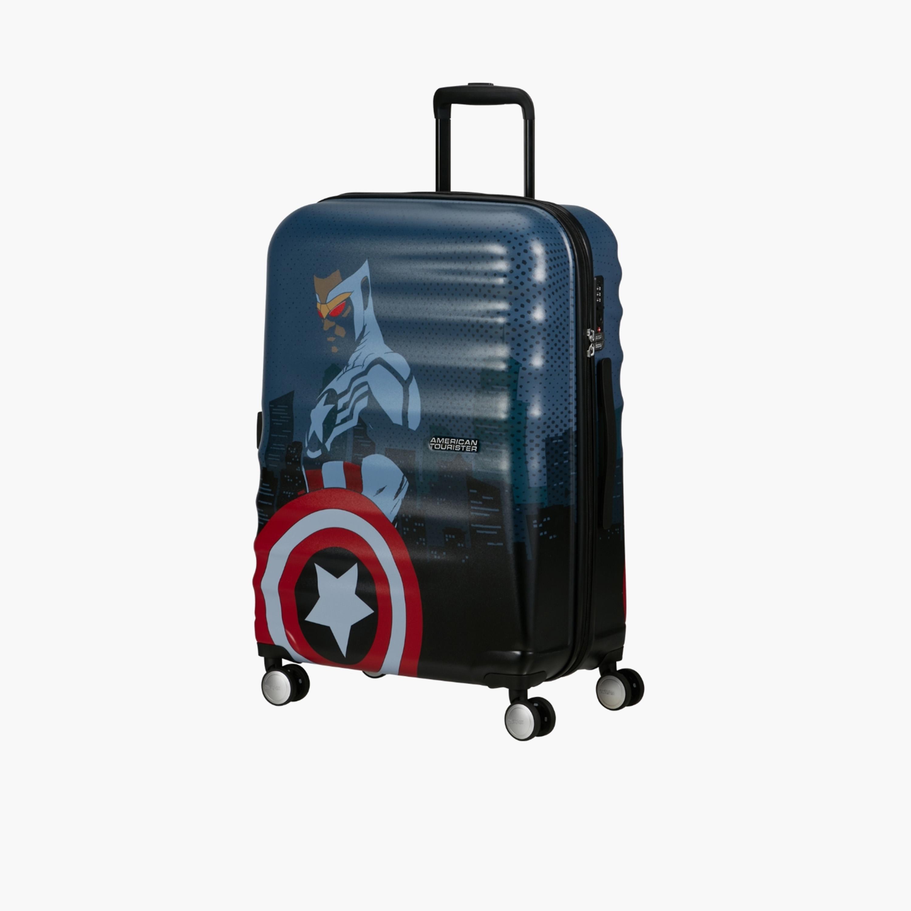 American Tourister Wavebreaker 67 CM Medium Check-in Polypropylene Hard Sided 4-Wheeler Spinner Trolley Bag with TSA Lock-travel-kidstrolleyandbags-image-1