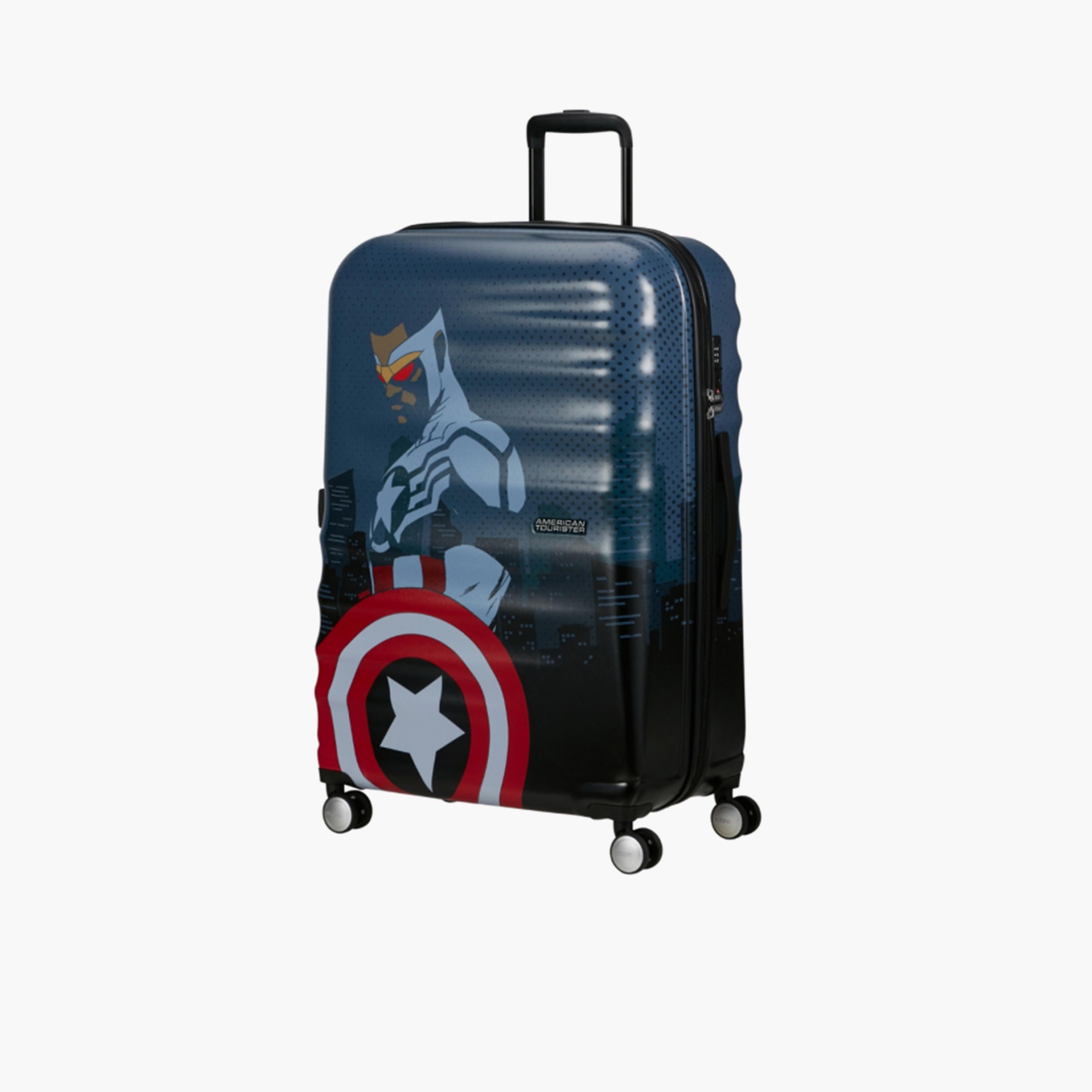 American Tourister Wavebreaker 77 CM Large Check-in Polypropylene Hard Sided 4-Wheeler Spinner Trolley Bag with TSA Lock-travel-kidstrolleyandbags-image-1
