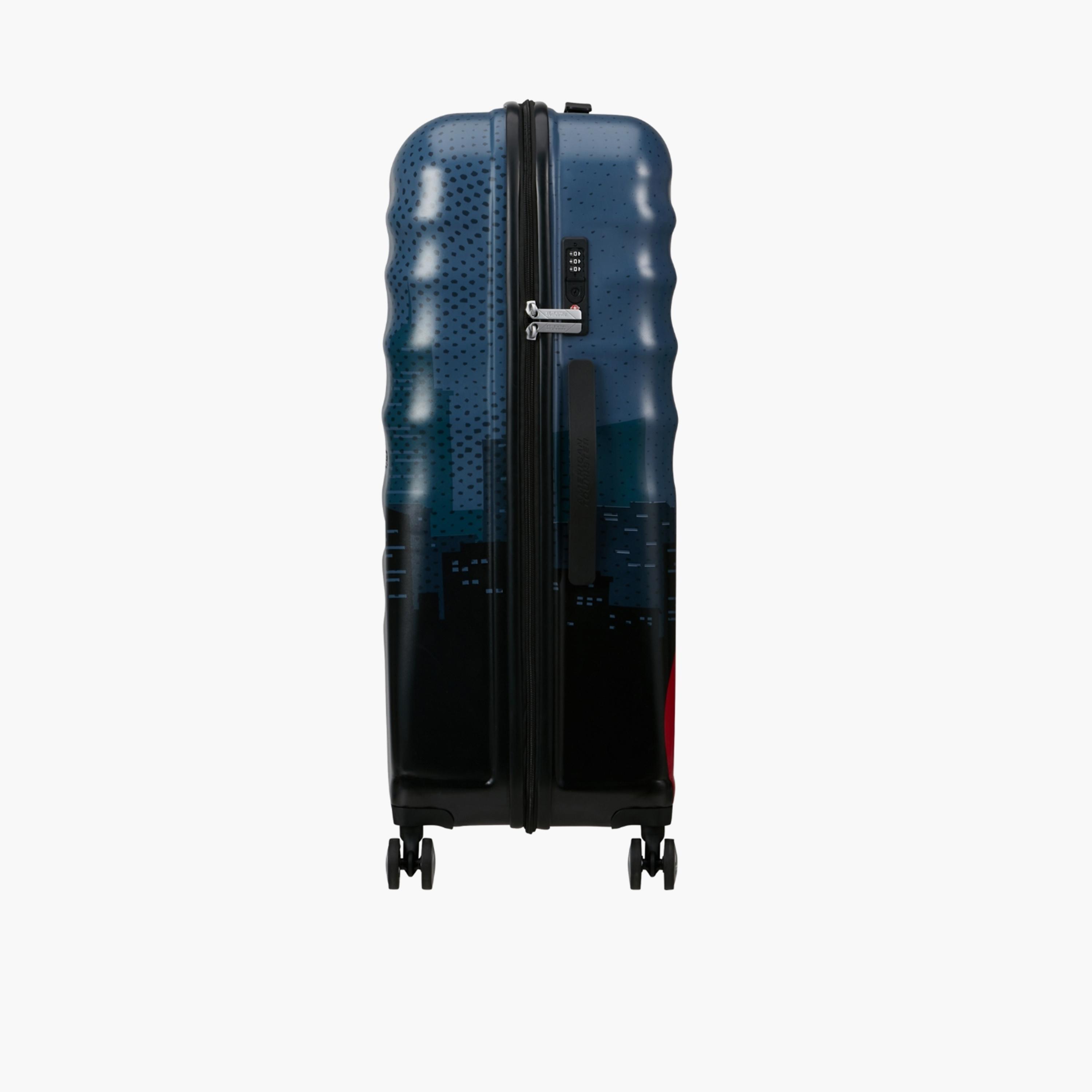 American Tourister Wavebreaker 77 CM Large Check-in Polypropylene Hard Sided 4-Wheeler Spinner Trolley Bag with TSA Lock-travel-kidstrolleyandbags-image-6