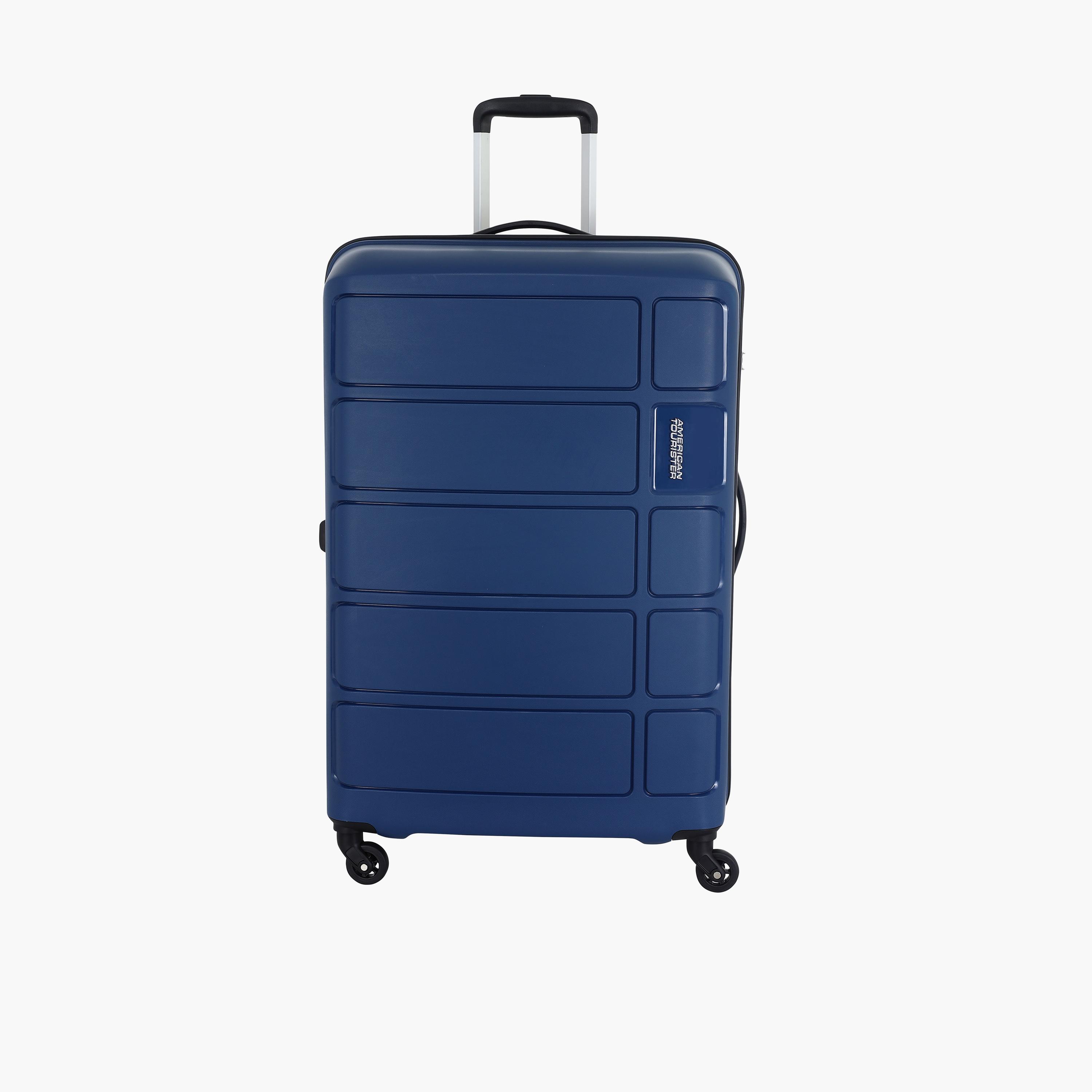 American Tourister Tracker 78 CM Large Check-in Polypropylene Hard Sided 4-Wheeler Spinner Trolley Bag with Combination Lock-travel-luggagesandbags-luggage-image-1