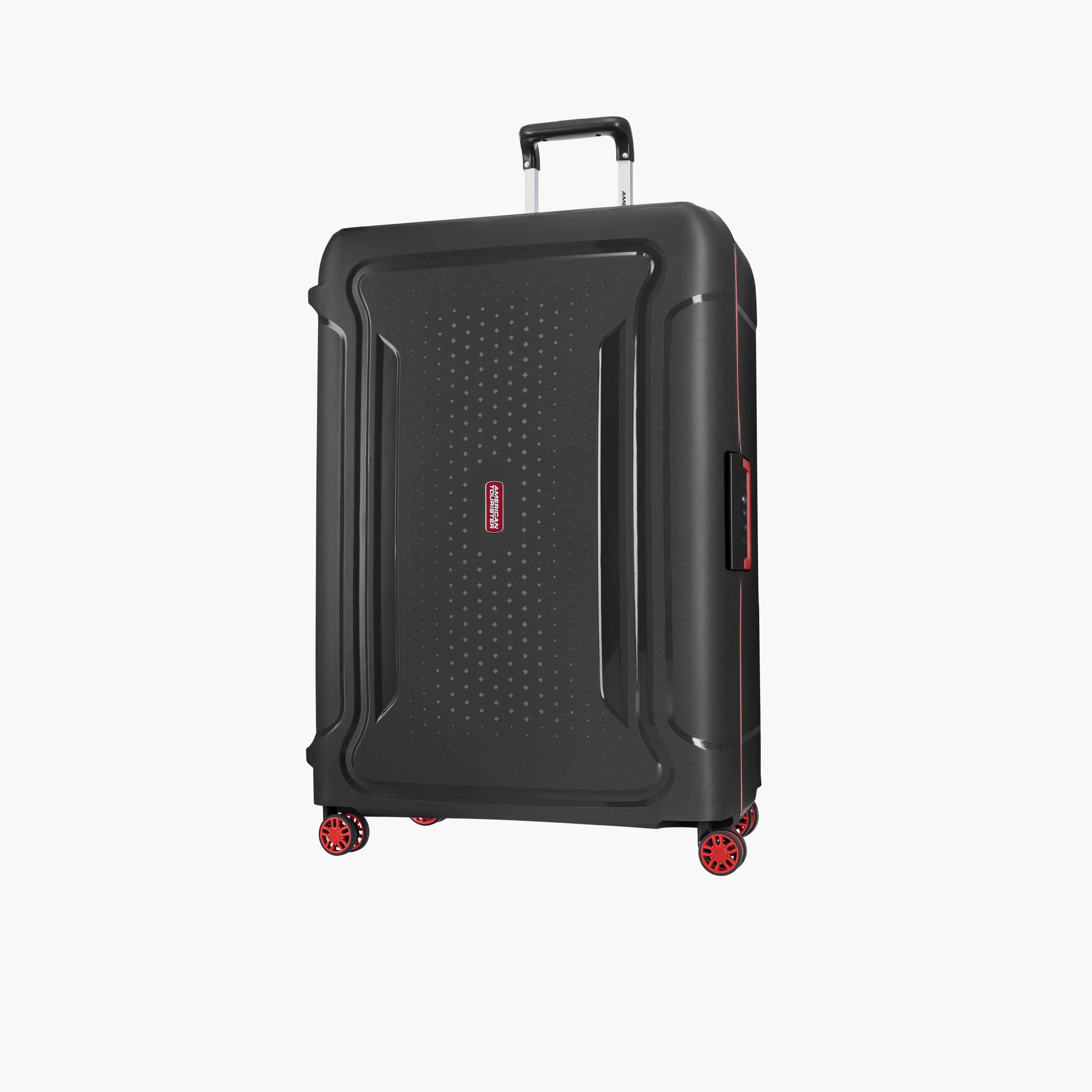 American Tourister Tribus 78 CM Large Check-in Polypropylene Hard Sided 4-Wheeler Spinner Trolley Bag with TSA Lock-travel-luggagesandbags-luggage-image-1