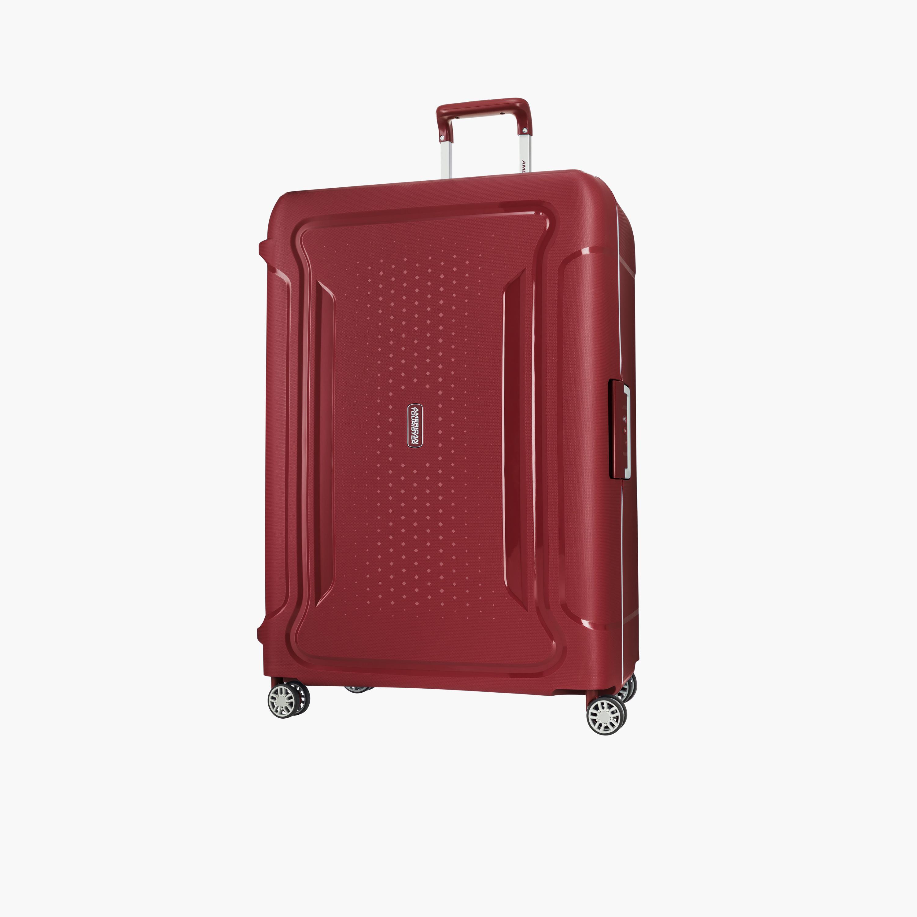 American Tourister Tribus 78 CM Large Check-in Polypropylene Hard Sided 4-Wheeler Spinner Trolley Bag with TSA Lock-travel-luggagesandbags-luggage-image-1