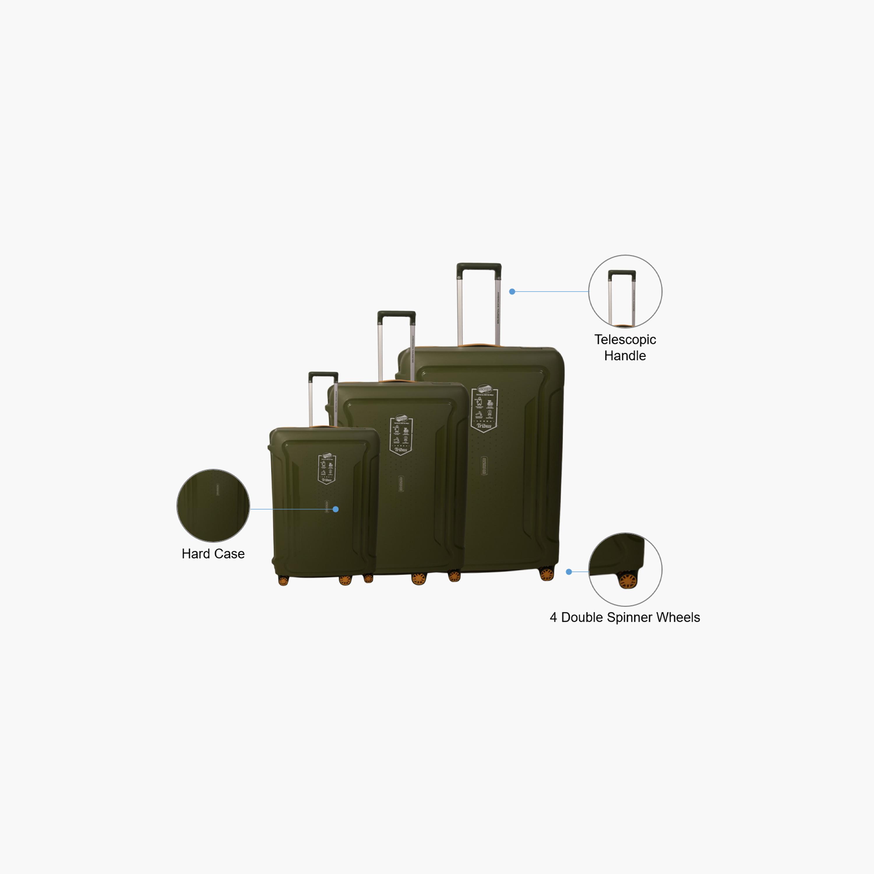 American Tourister Tribus Set of 3 Polypropylene Hard Sided 4-Wheeler Spinner Trolley Bag with TSA Lock-travel-luggagesandbags-luggage-image-2