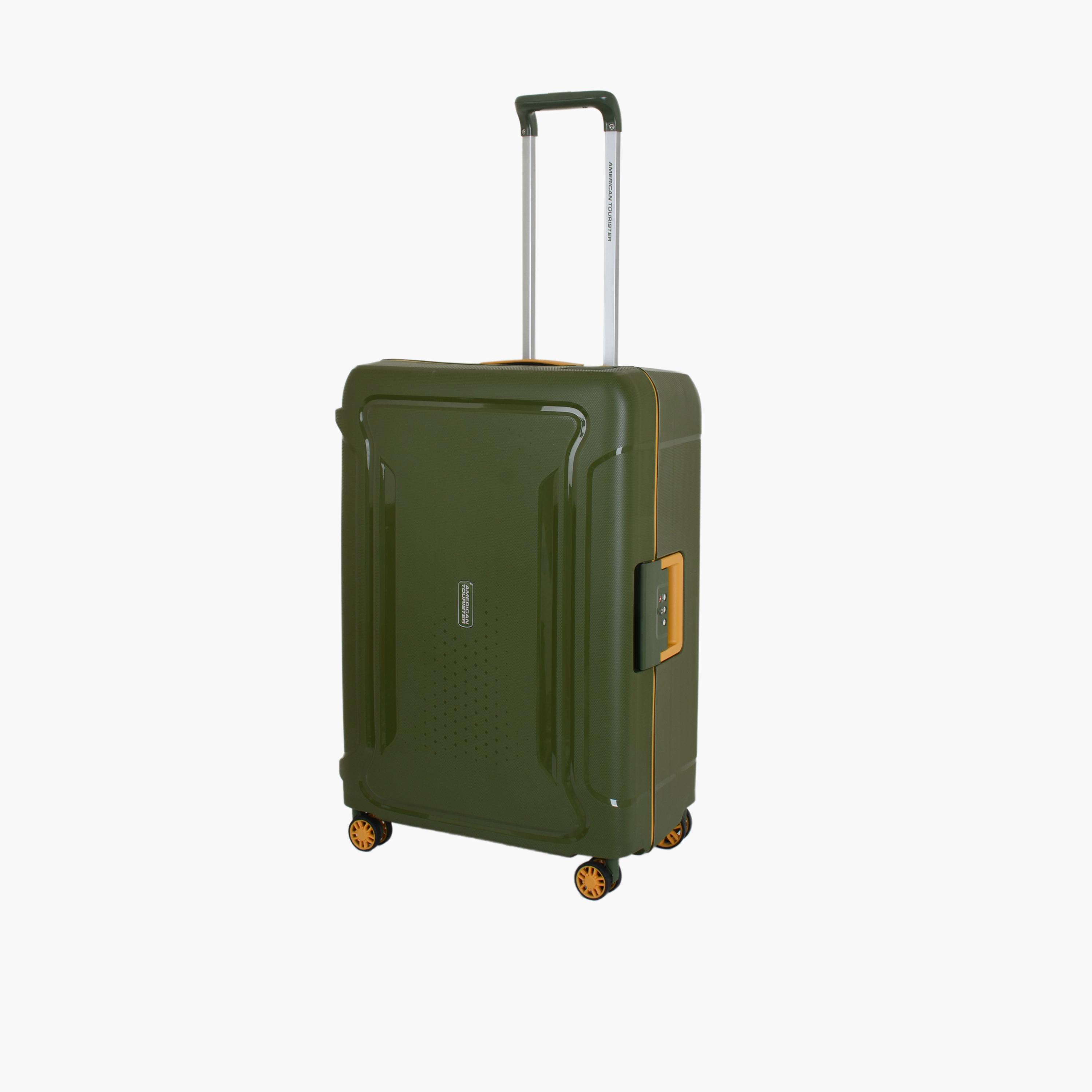 American Tourister Tribus 69 CM Medium Check-in Polypropylene Hard Sided 4-Wheeler Spinner Trolley Bag with TSA Lock-travel-luggagesandbags-luggage-image-1