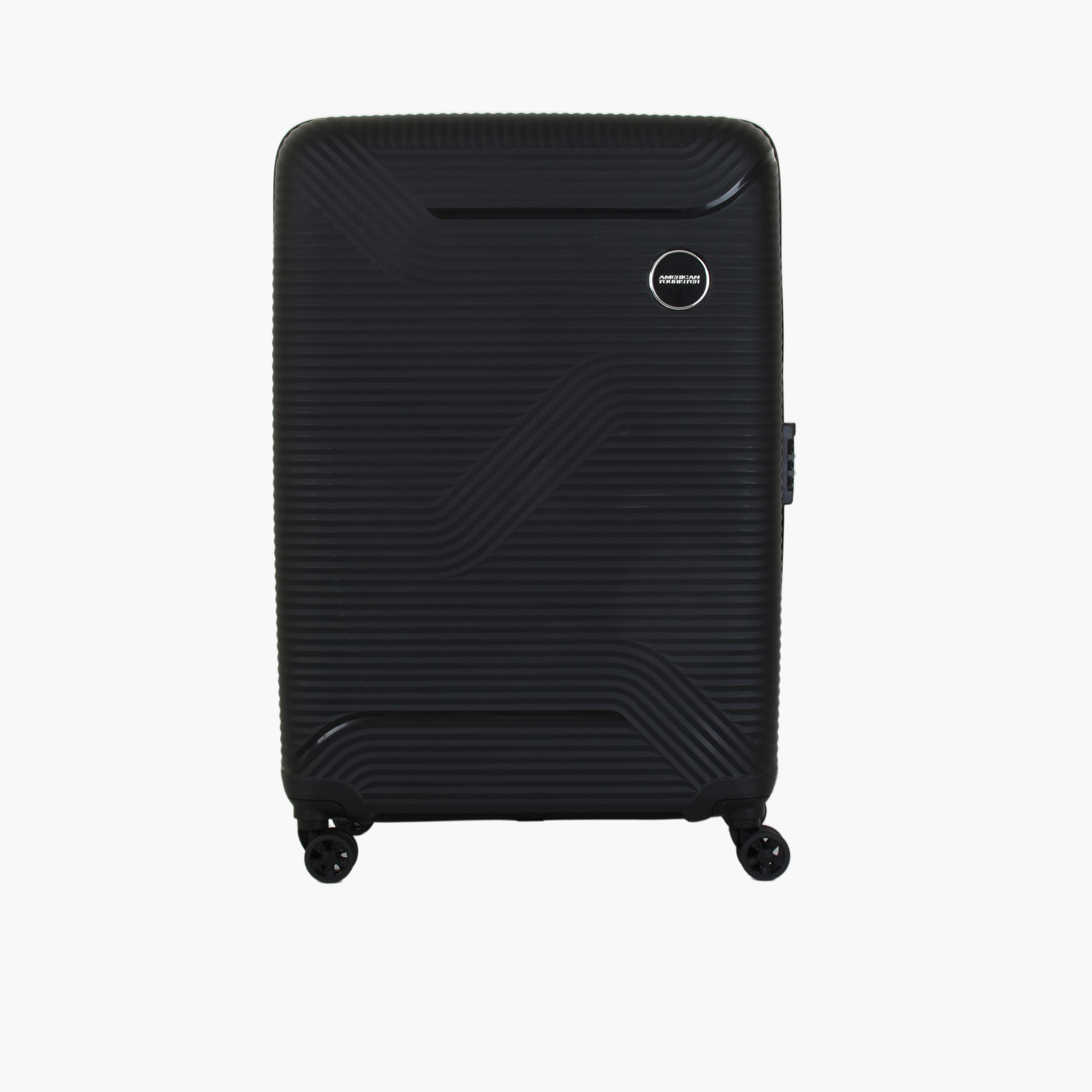 American Tourister Maxplus 68 CM Medium Check-in Polypropylene Hard Sided 4-Wheeler Spinner Trolley Bag with TSA Lock-travel-luggagesandbags-luggage-image-9