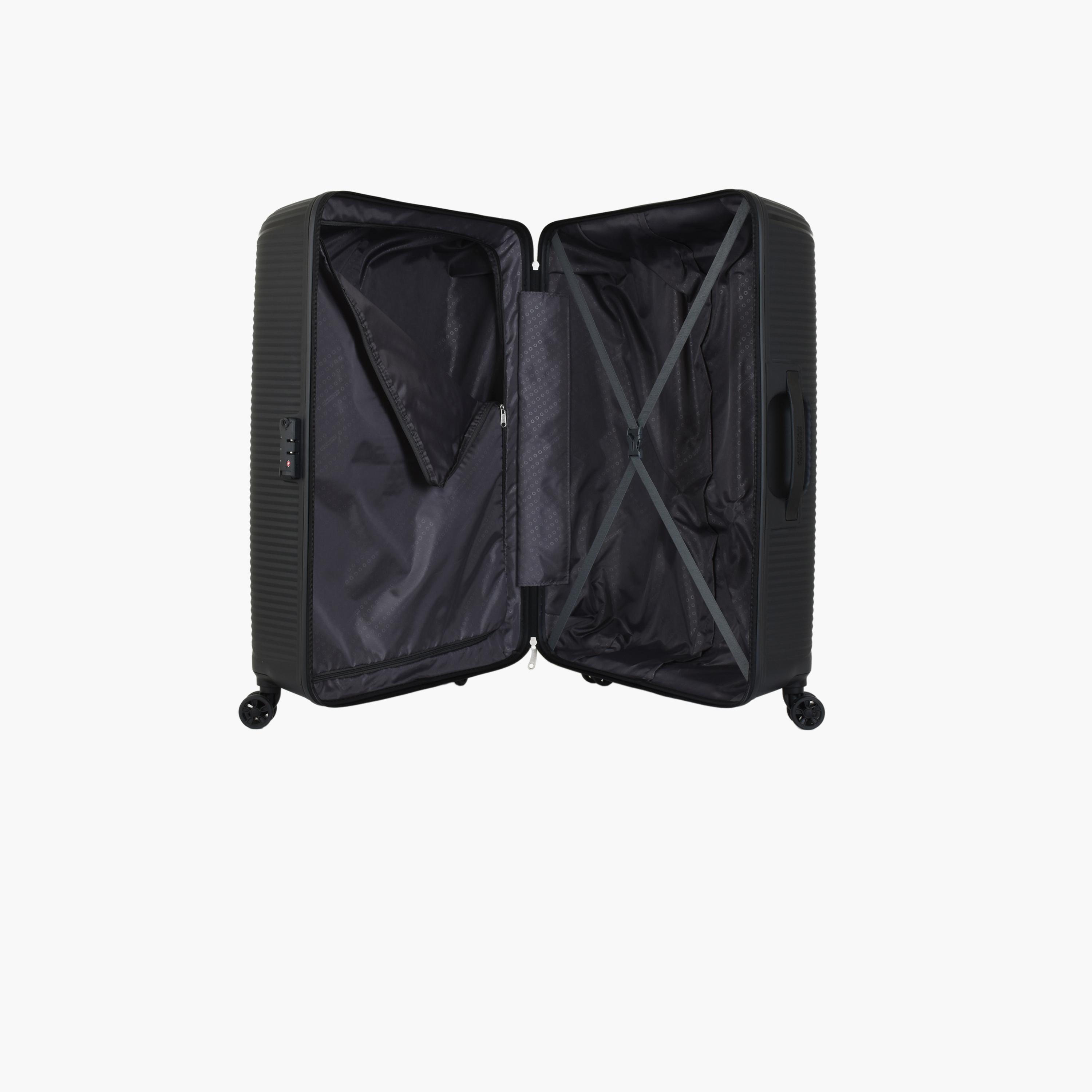 American Tourister Maxplus 79 CM Large Check-in Polypropylene Hard Sided 4-Wheeler Spinner Trolley Bag with TSA Lock-travel-luggagesandbags-luggage-image-8
