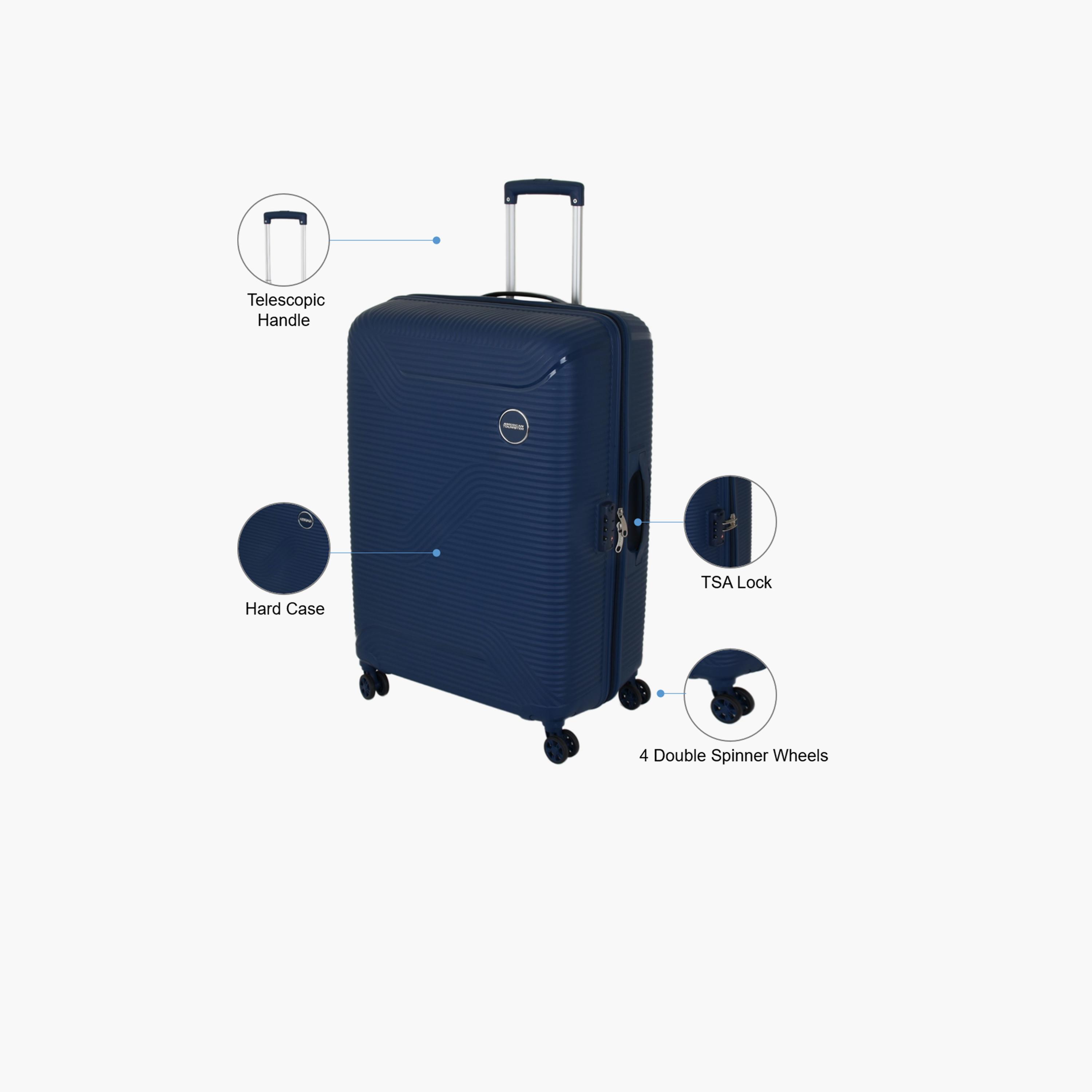 American Tourister Maxplus 79 CM Large Check-in Polypropylene Hard Sided 4-Wheeler Spinner Trolley Bag with TSA Lock-travel-luggagesandbags-luggage-image-3