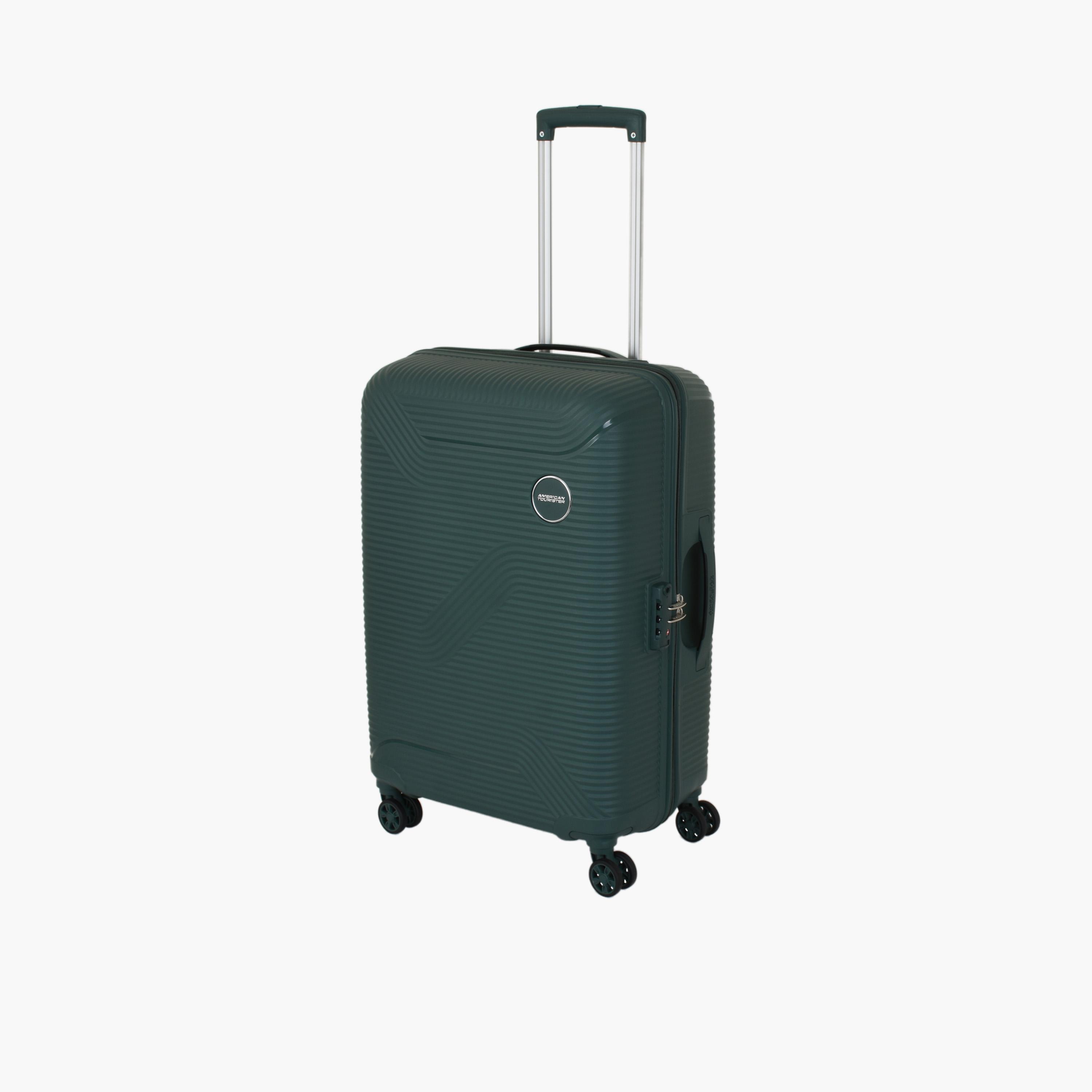 American Tourister Maxplus 68 CM Medium Check-in Polypropylene Hard Sided 4-Wheeler Spinner Trolley Bag with TSA Lock-travel-luggagesandbags-luggage-image-1