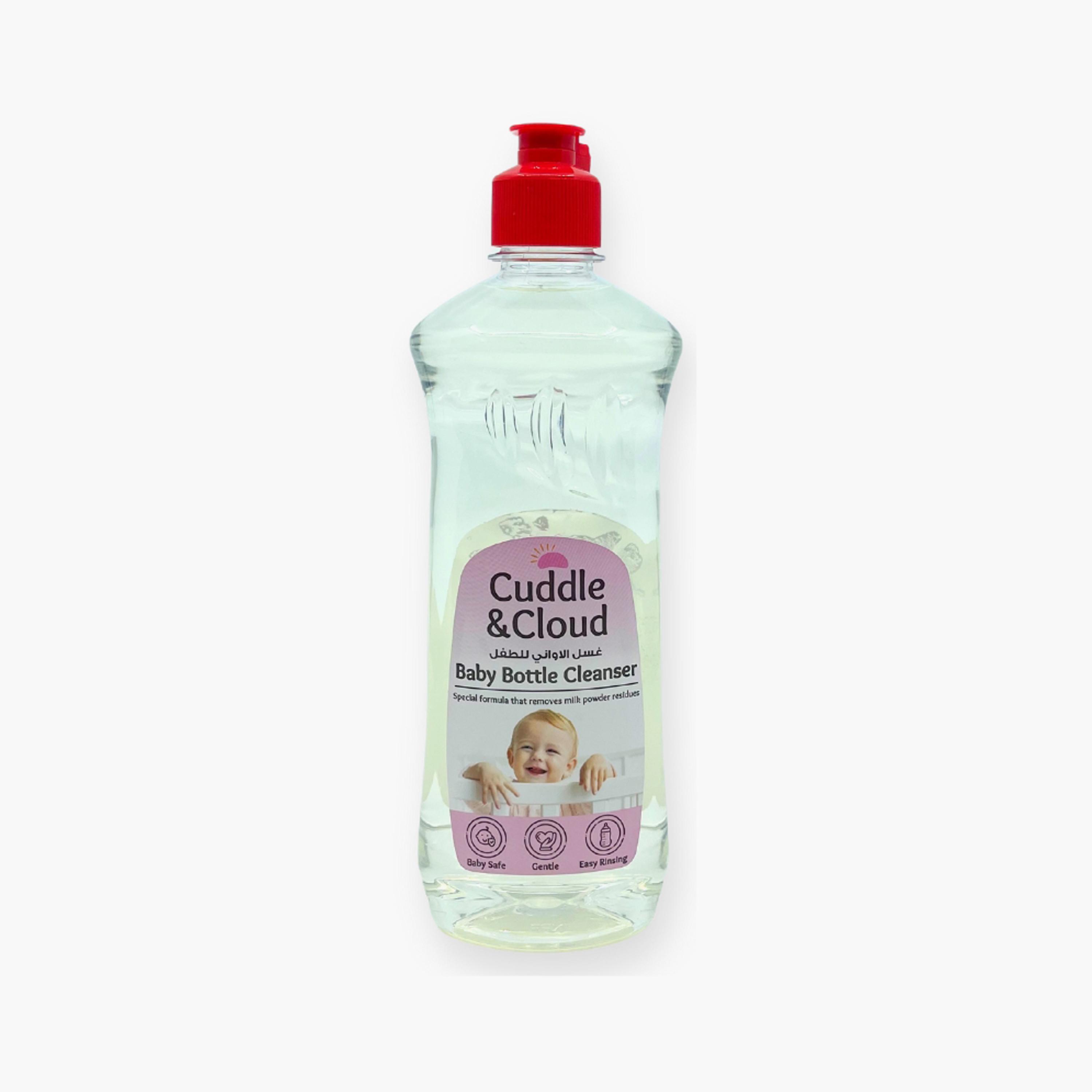 Cuddle & Cloud Baby Bottle Washing Liquid Cleanser - 500 ml-baby-feeding-accessories-image-1