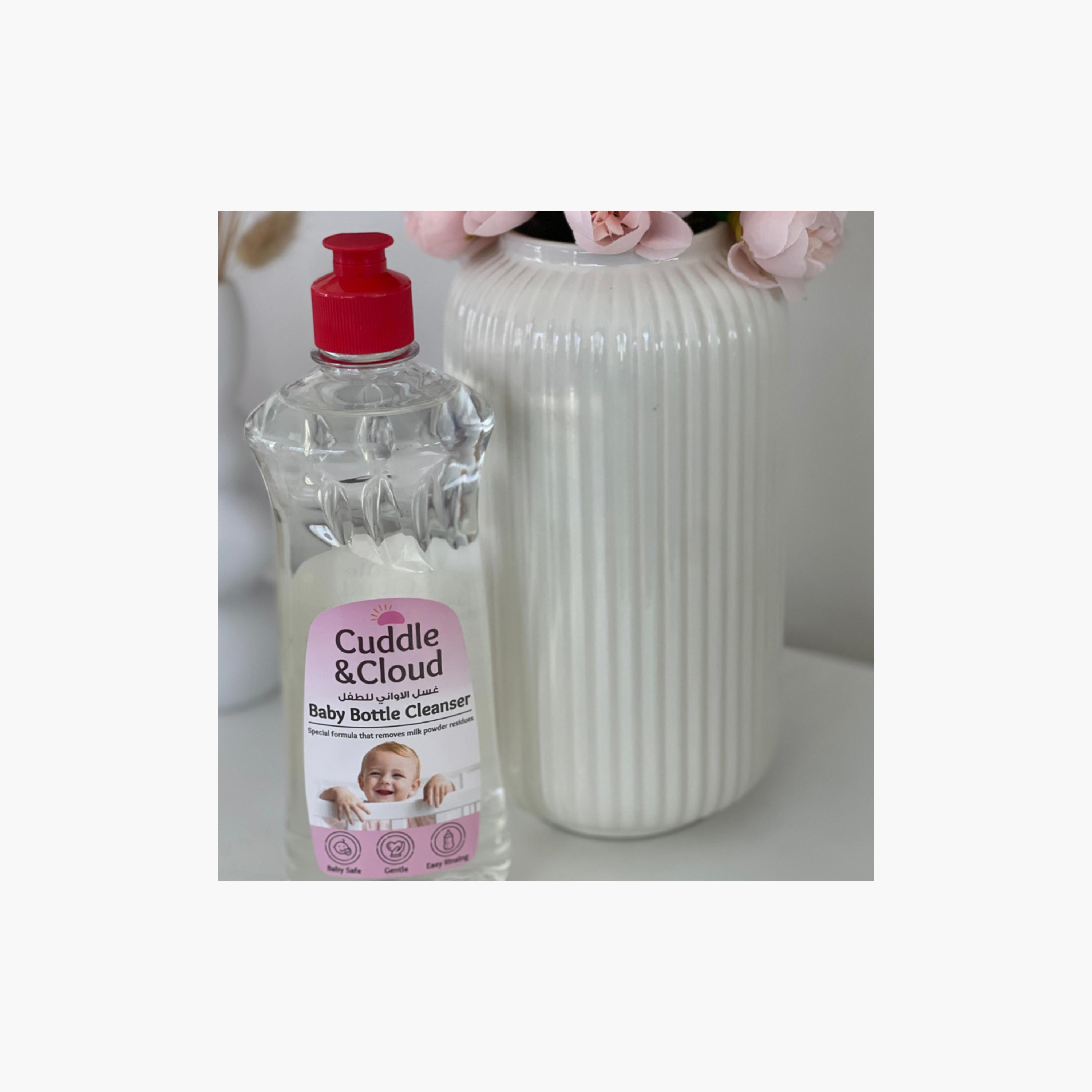 Cuddle & Cloud 2-Piece Baby Bottle Washing Liquid Cleanser - 500 ml-baby-feeding-accessories-image-5