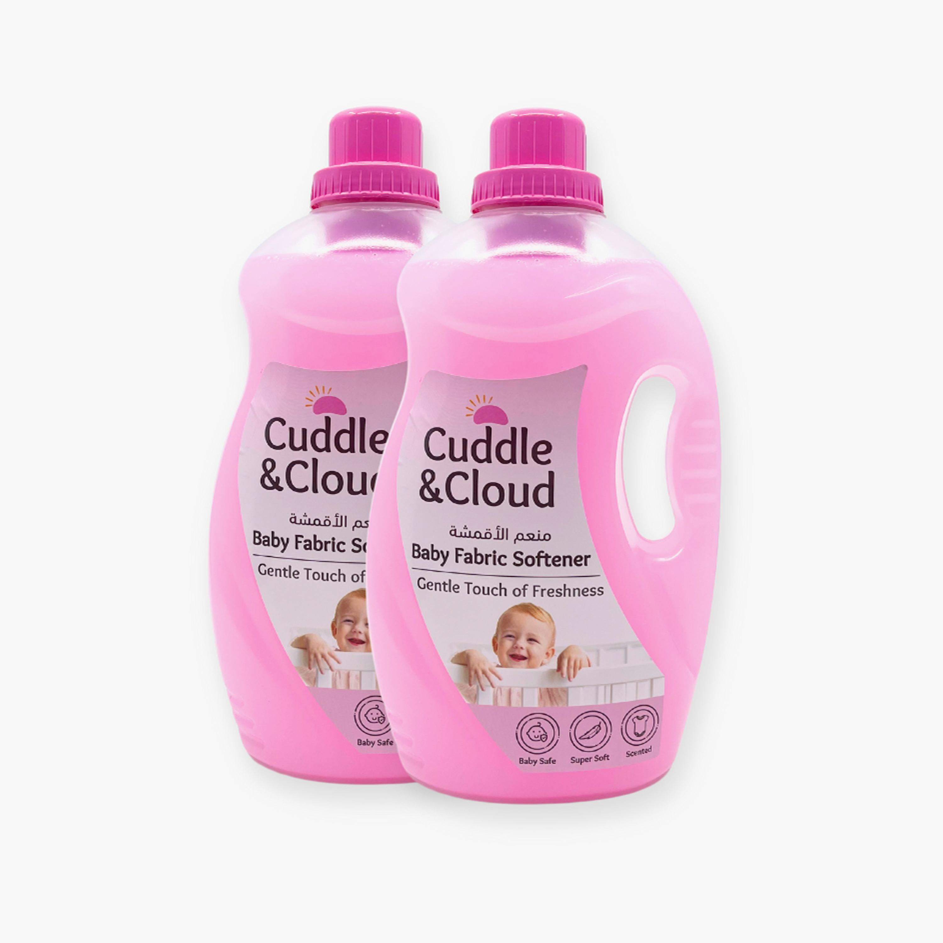 Cuddle & Cloud 2-Piece Baby Fabric Softener - 2000 ml-baby-feeding-cleaningliquids-image-1