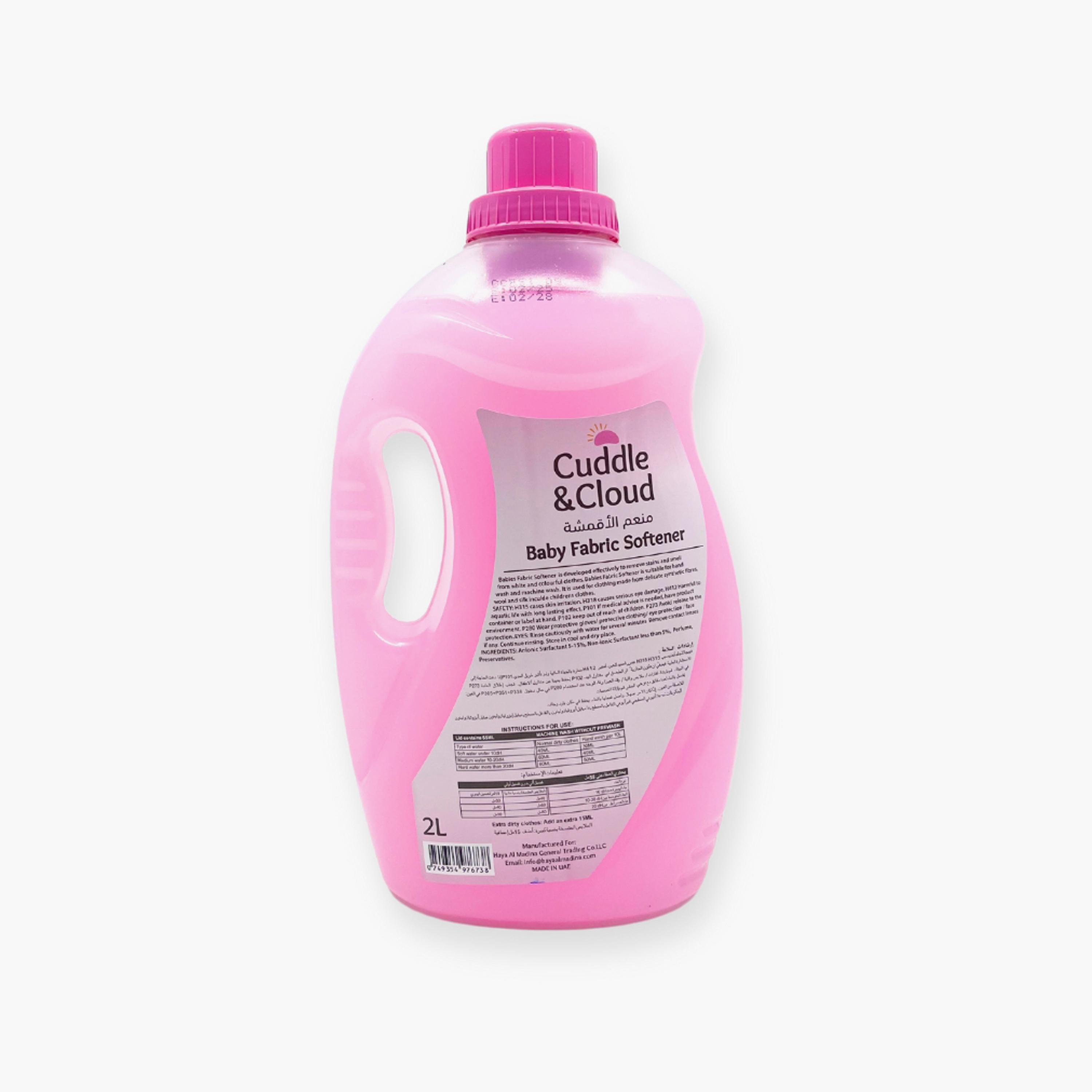 Cuddle & Cloud 2-Piece Baby Fabric Softener - 2000 ml-baby-feeding-cleaningliquids-image-3