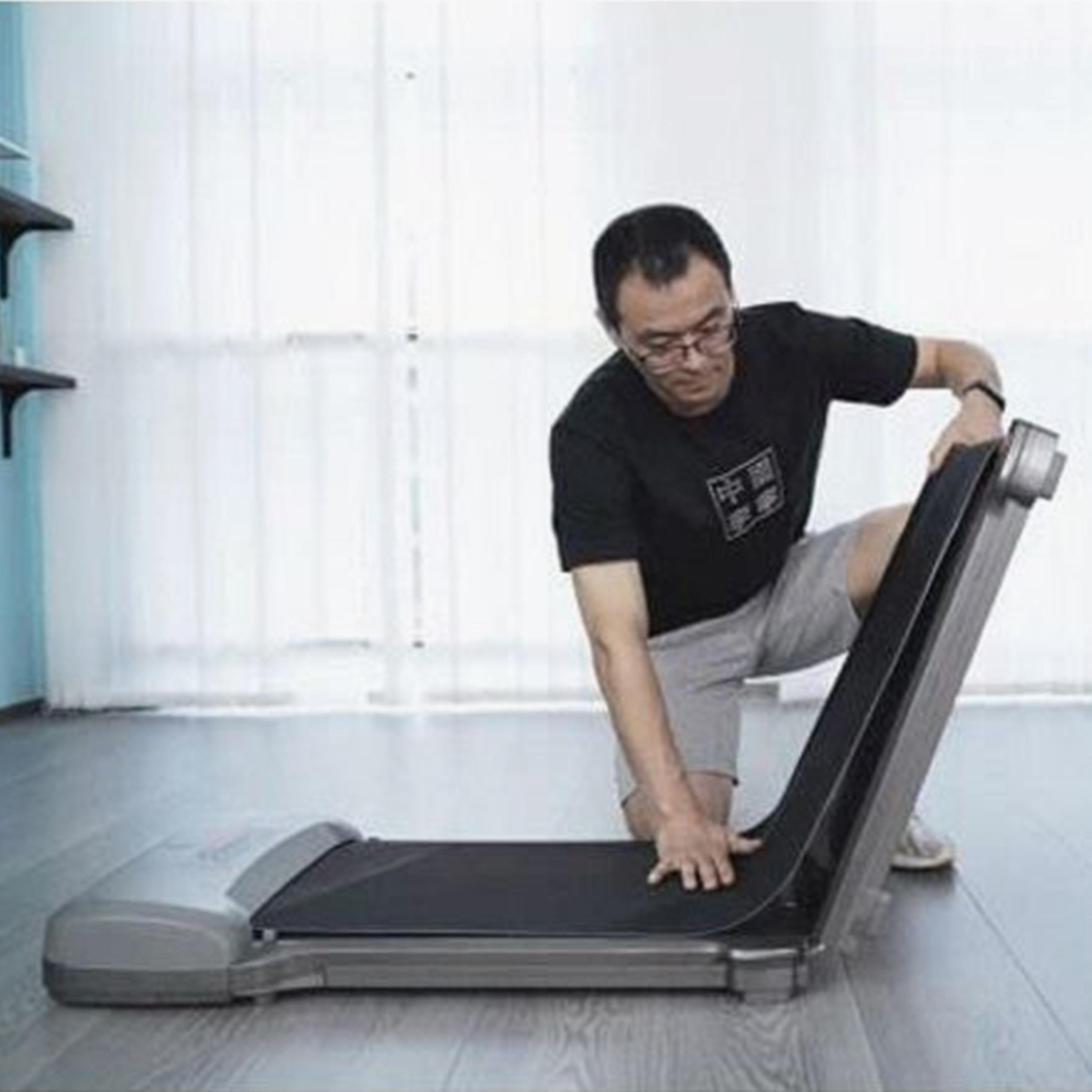 Fitness World Folding Belt Trailer For Workout Mini Noise Free Conveyor With Home Flat Belt-sports-gear-gym-image-5