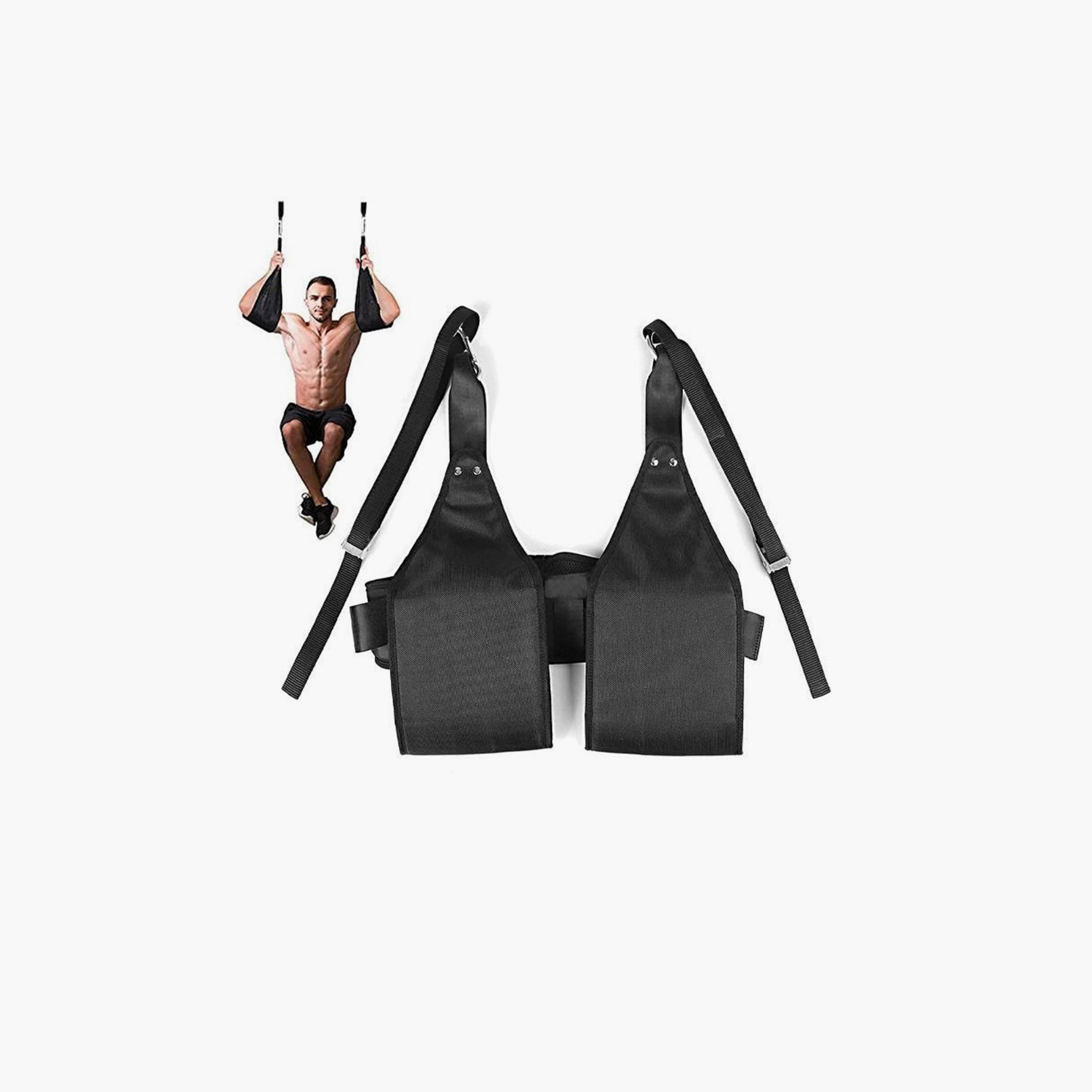 Fitness World Abdominal Muscle Building Bands For Workout Arm Support for Abdominal Exercises With Pull-up Handle Hanging Straps-sports-gear-gym-image-1