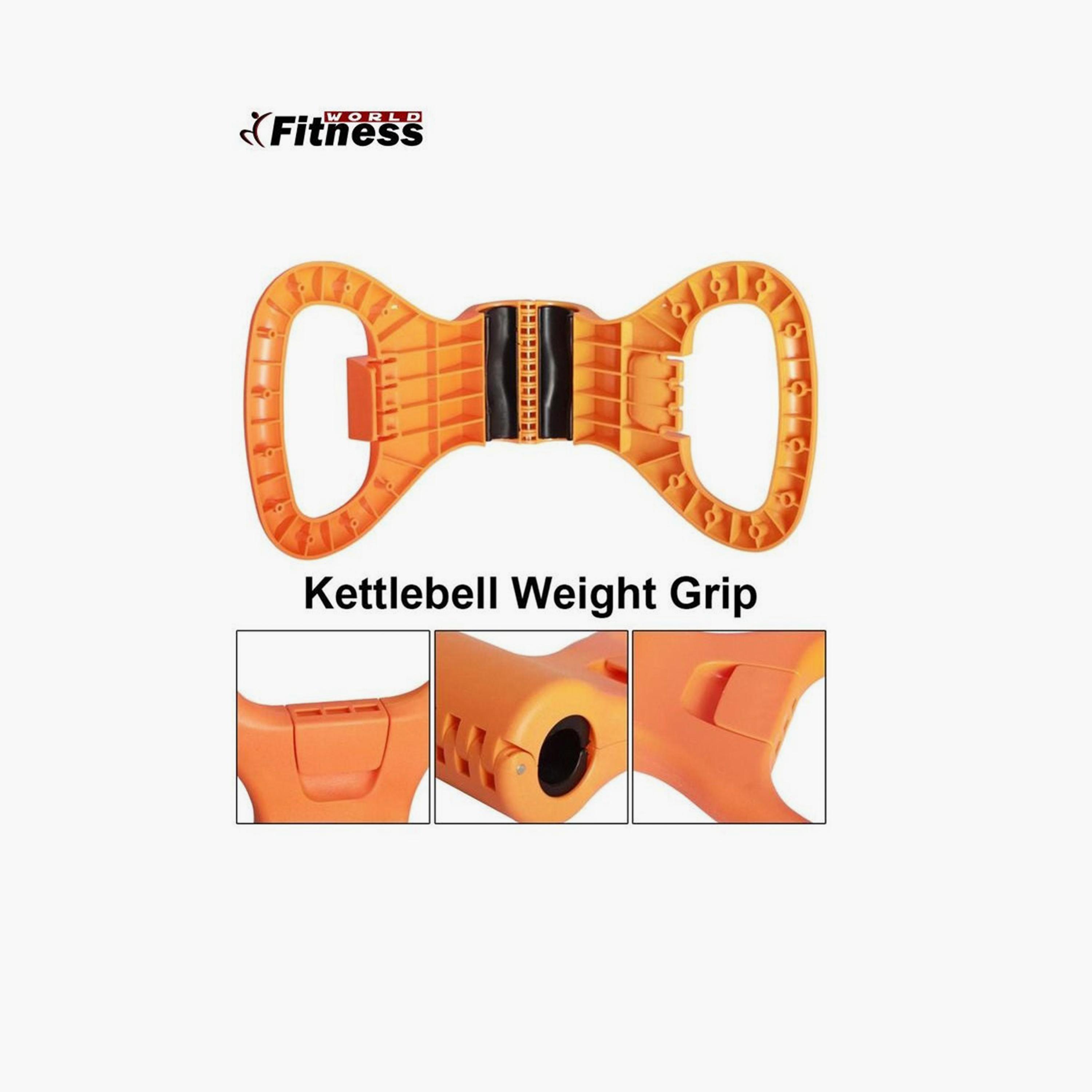 Fitness World Dumbbell & Weight Disc Holder Handle For Workout-sports-gear-gym-image-4