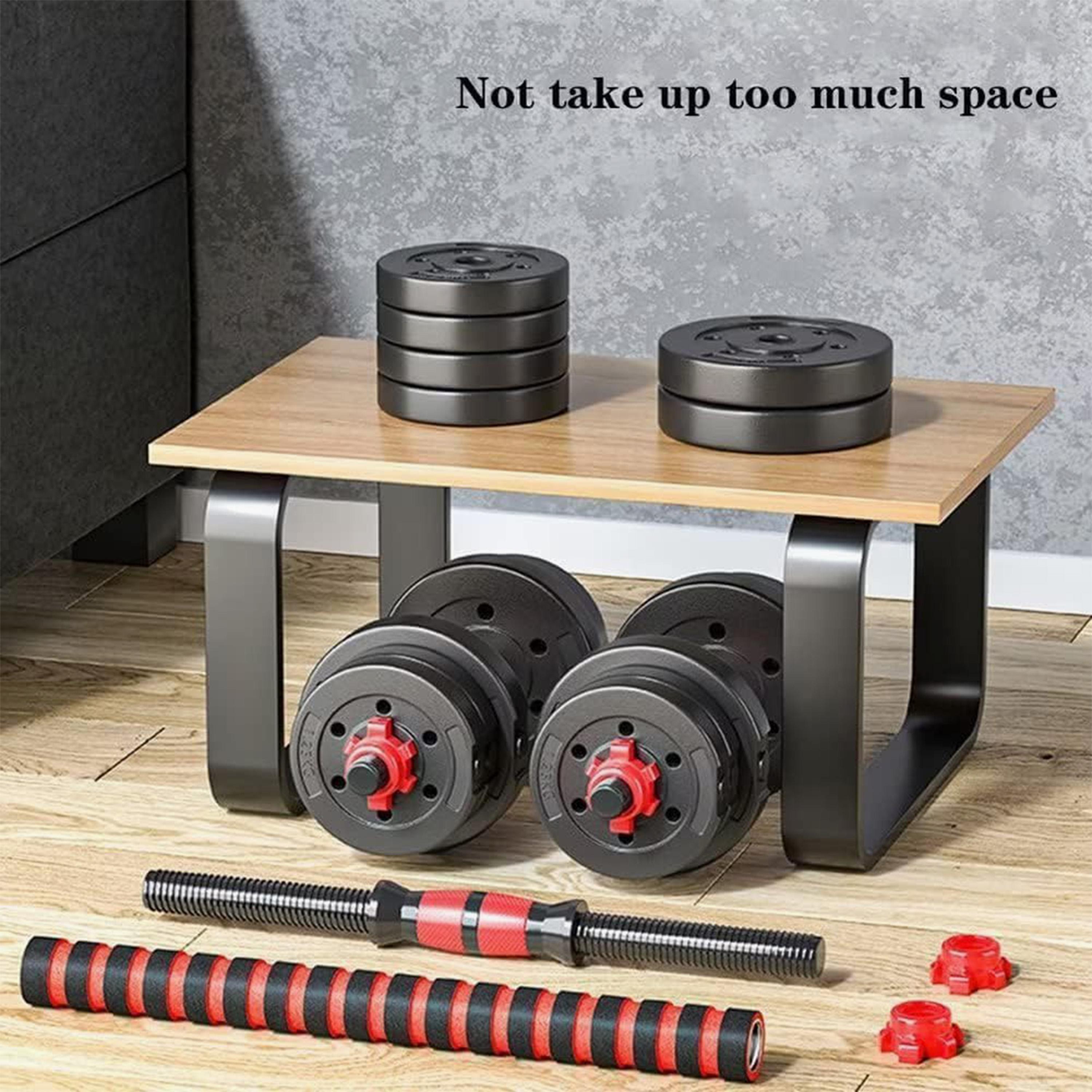 Fitness World 3 in 1 Adjustable Dumbbells Set For Workout-sports-gear-gym-image-3