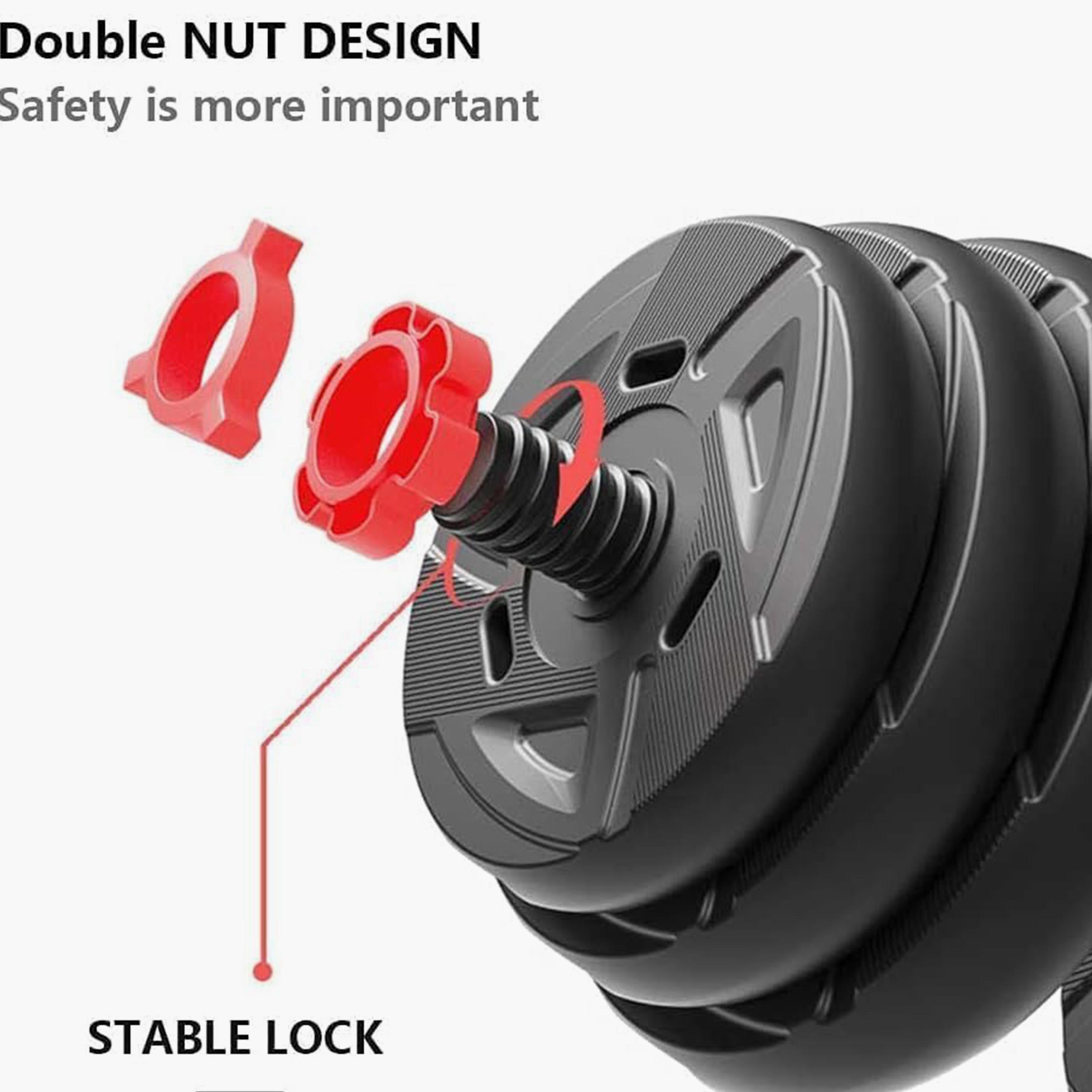 Fitness World 3 in 1 Adjustable Dumbbells Set For Workout-sports-gear-gym-image-4