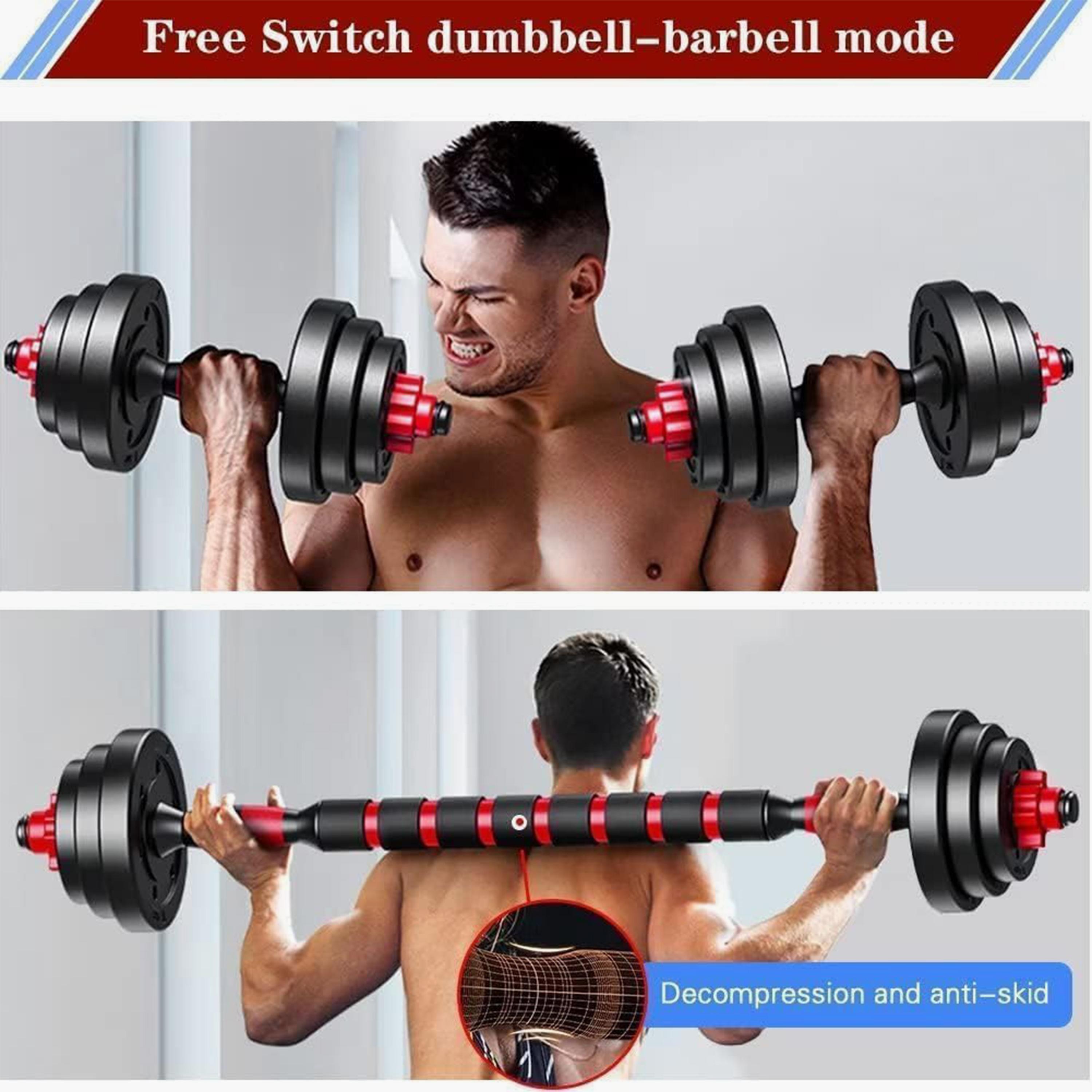 Fitness World 3 in 1 Adjustable Dumbbells Set For Workout-sports-gear-gym-image-5