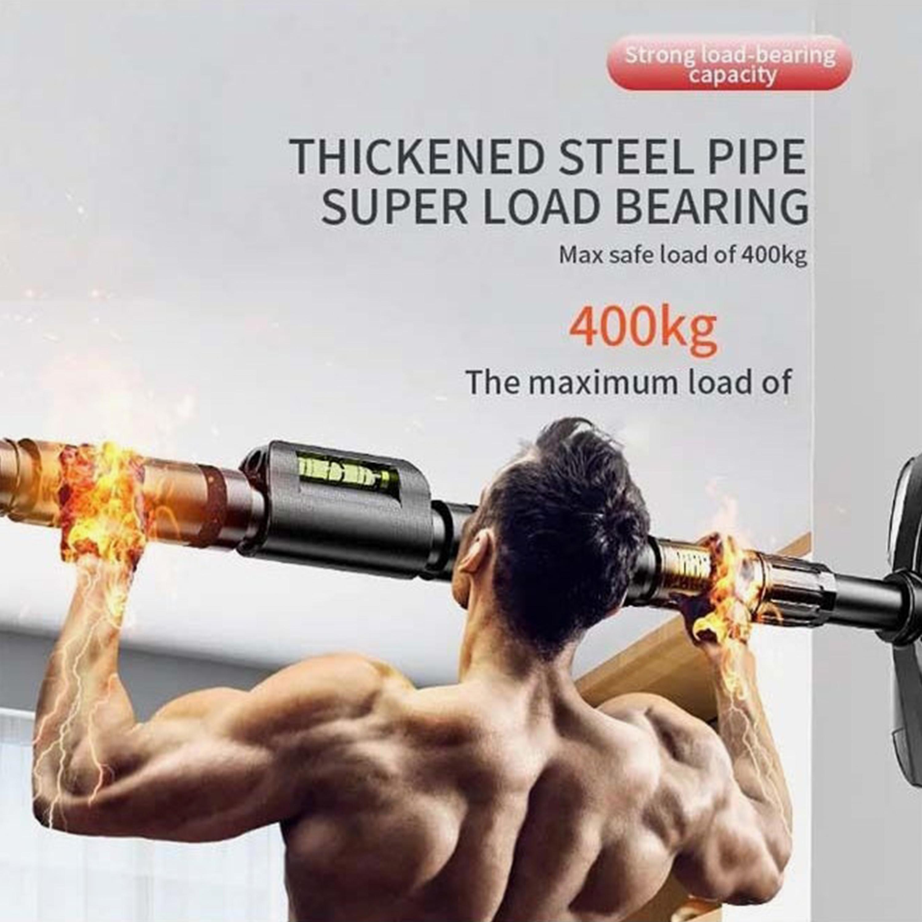 Fitness World Adjustable Door Hanging Pull Up Bar For Workout-sports-gear-gym-image-5
