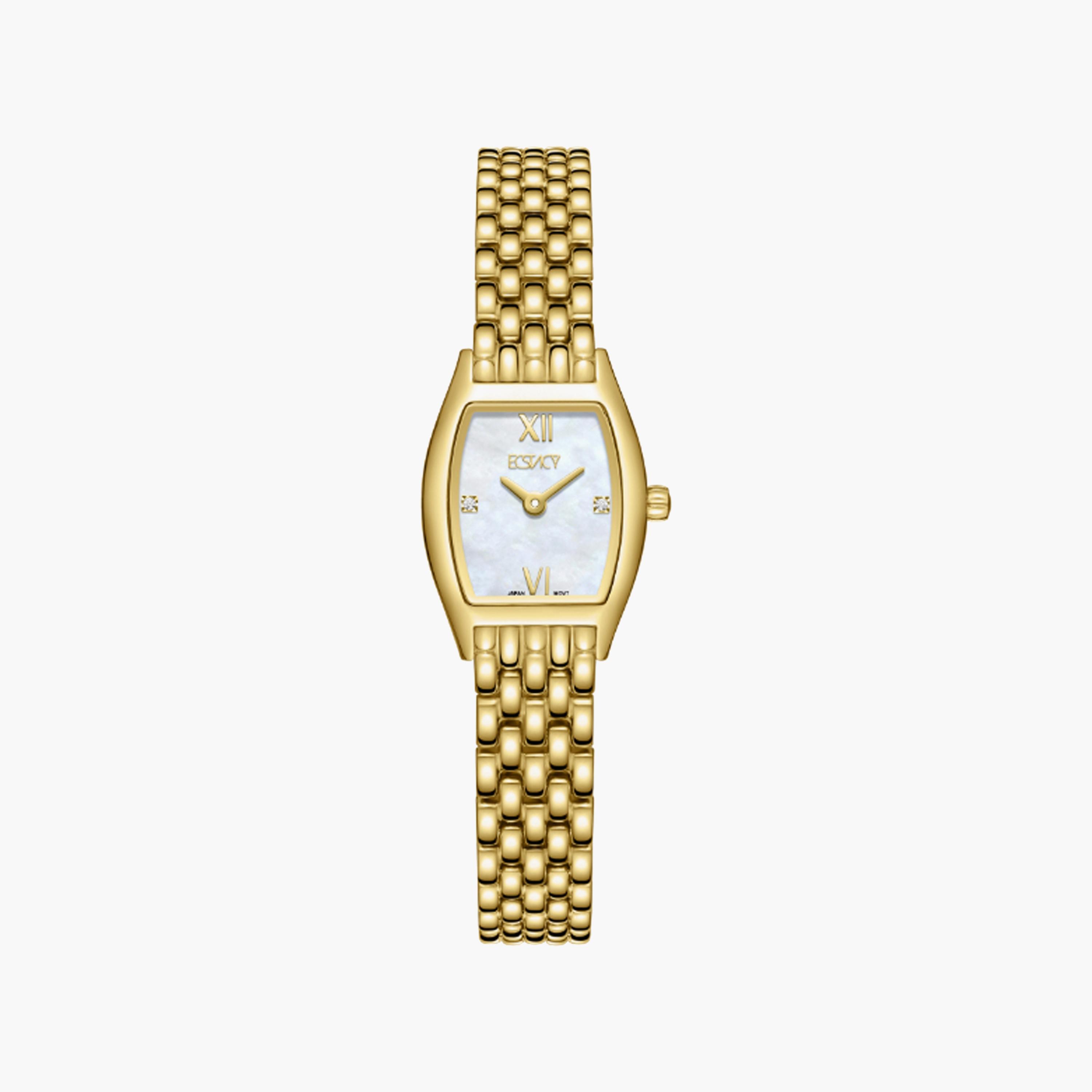 E25501-GBGM | ساعة حريمي أنالوج ستانلس ستيل من اكستيسي، ذهبي مقاس 26 مم-women-watchesandjewellery-watches-image-1