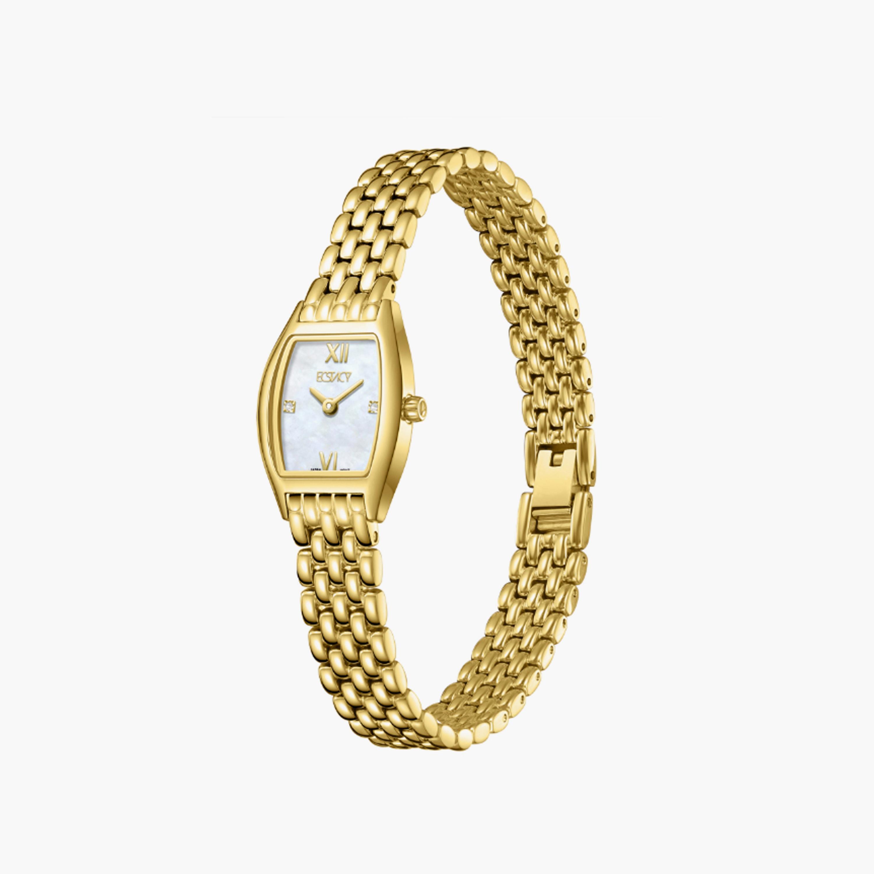 E25501-GBGM | ساعة حريمي أنالوج ستانلس ستيل من اكستيسي، ذهبي مقاس 26 مم-women-watchesandjewellery-watches-image-2