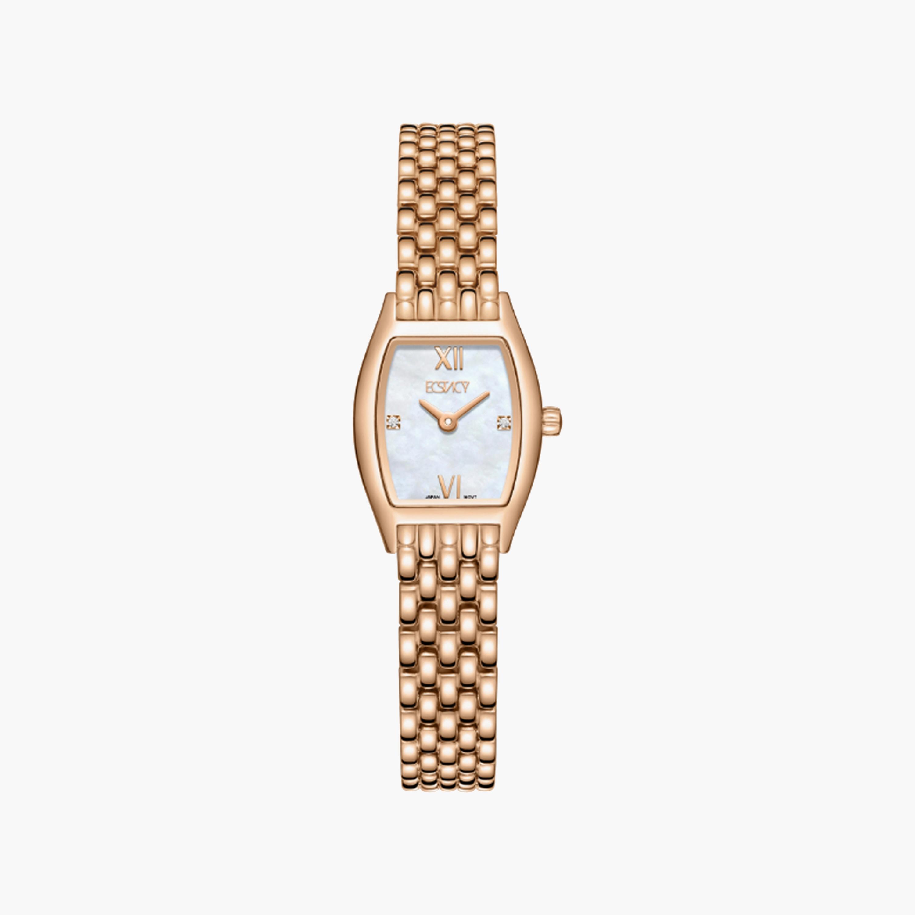 E25501-RBKM | ساعة حريمي أنالوج ستانلس ستيل من اكستيسي، وردي ذهبي مقاس 26 مم-women-watchesandjewellery-watches-image-1