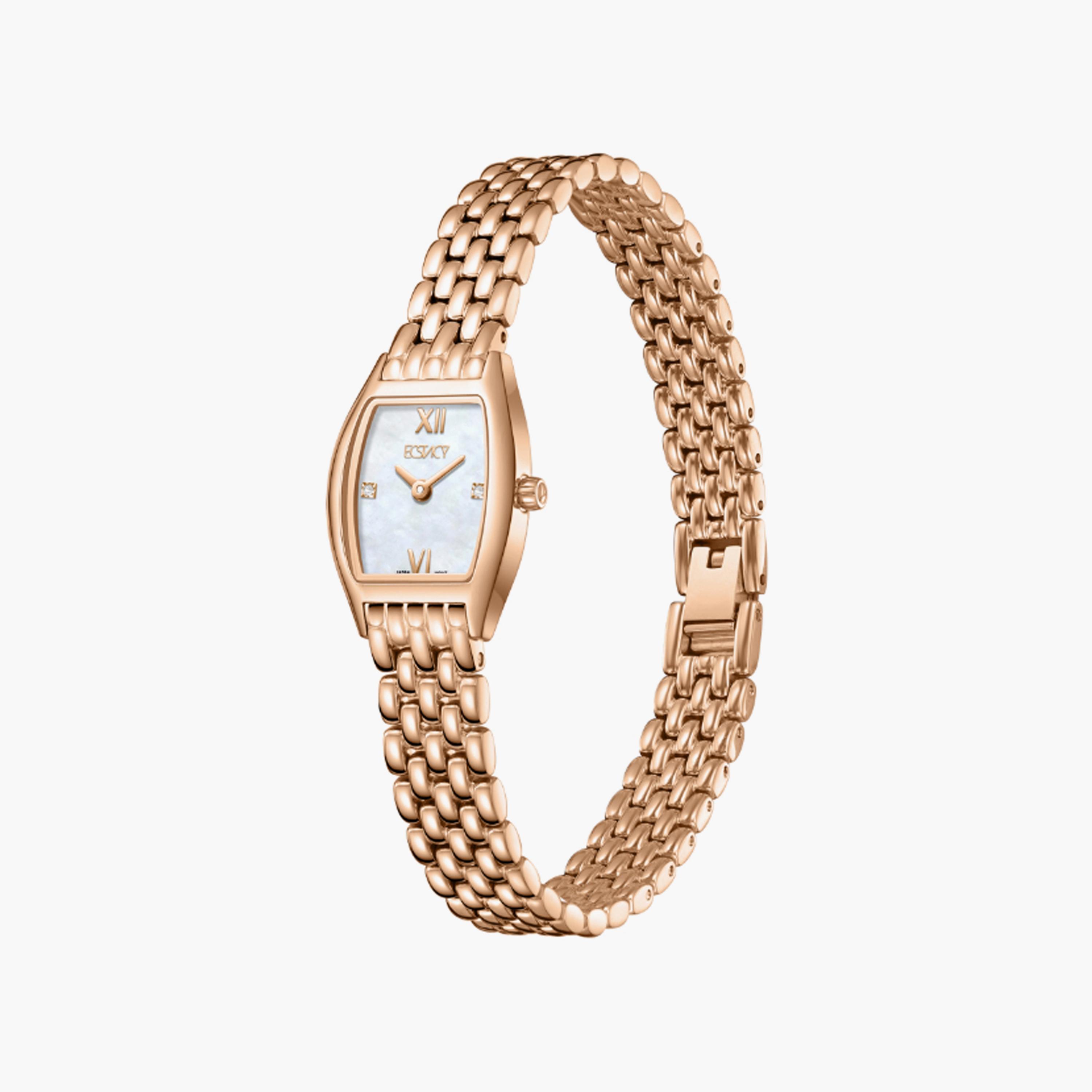 E25501-RBKM | ساعة حريمي أنالوج ستانلس ستيل من اكستيسي، وردي ذهبي مقاس 26 مم-women-watchesandjewellery-watches-image-2