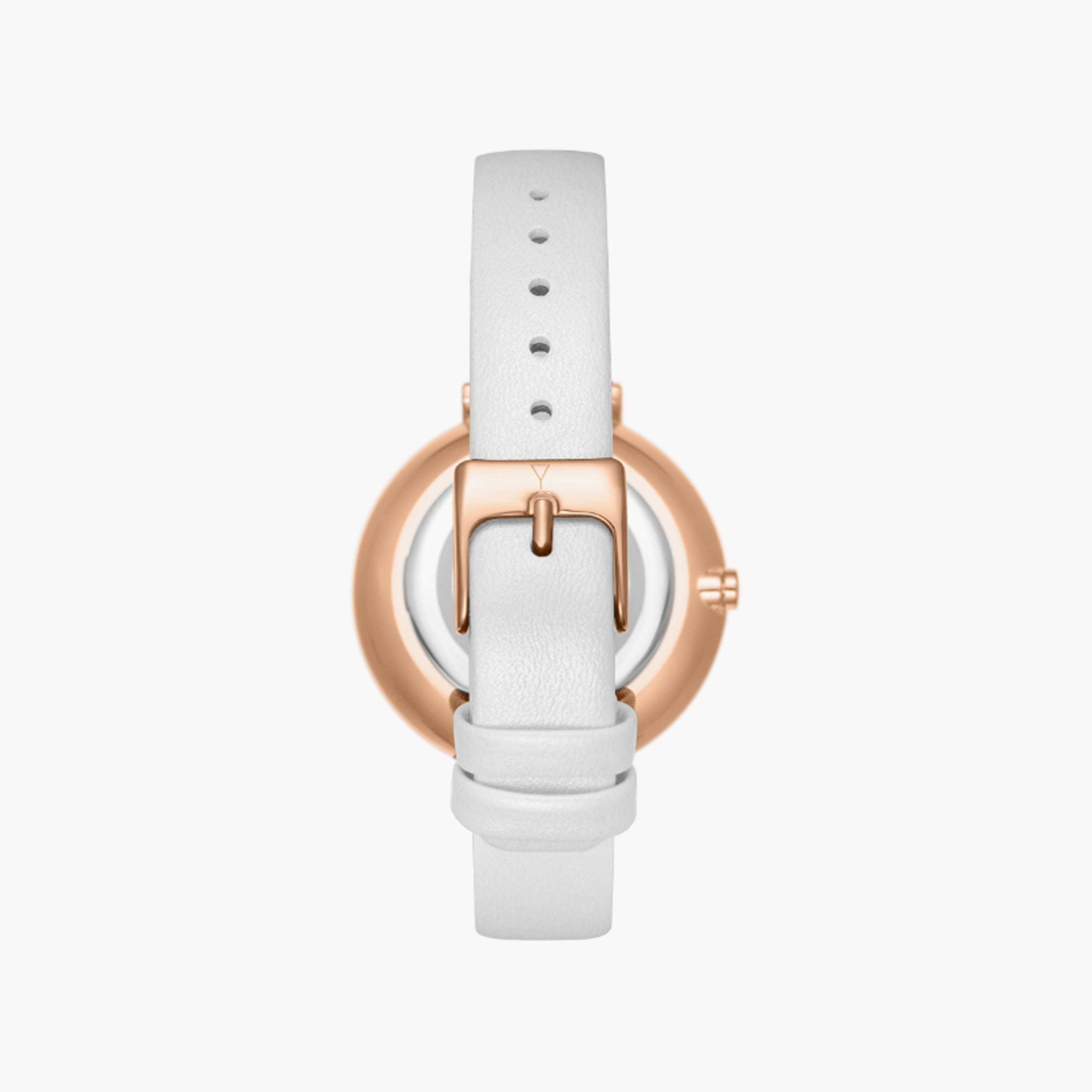 E23501-RLWM | ساعة حريمي أنالوج من إكستاسي، 36 مم، جلدي أبيض-women-watchesandjewellery-watches-image-3