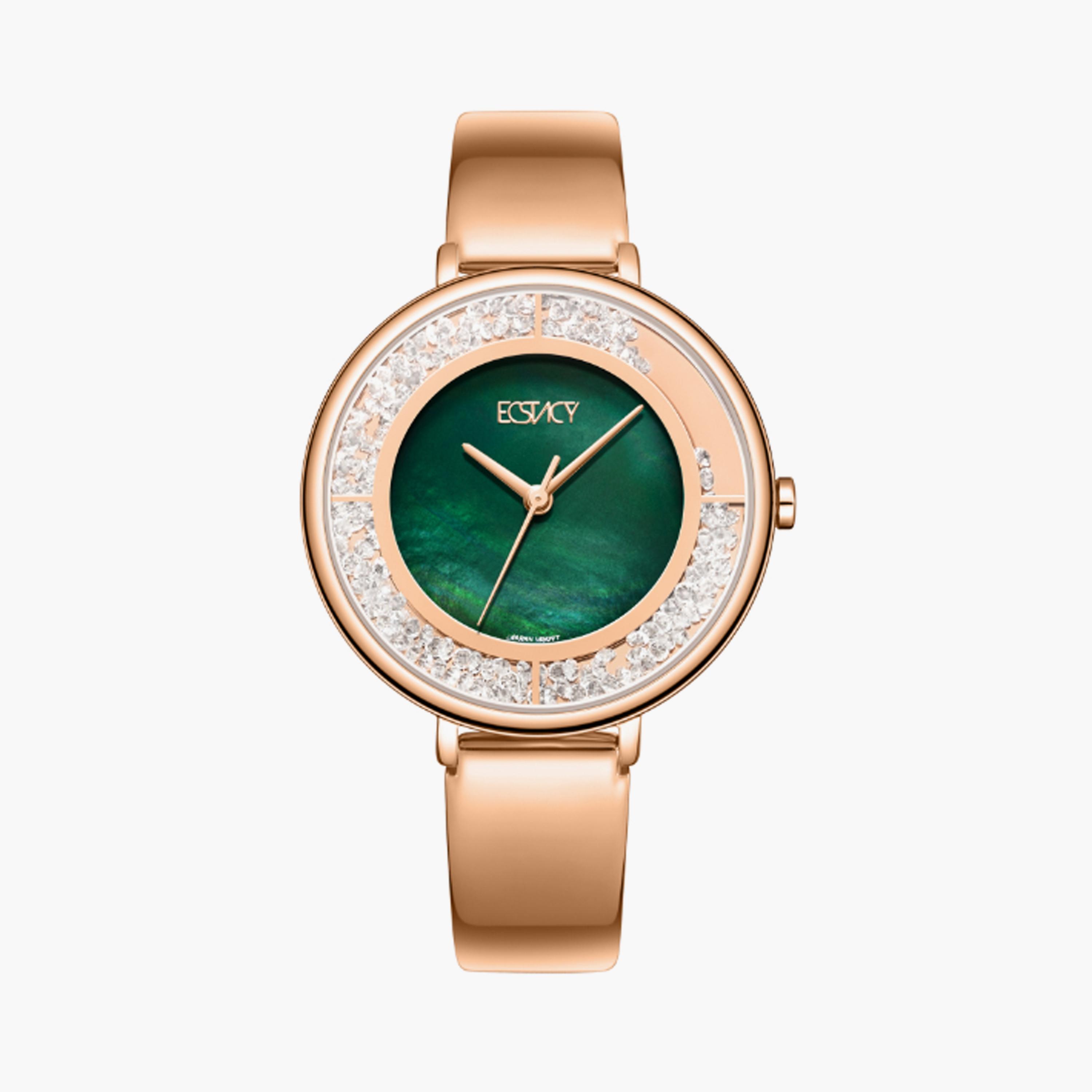 E23501-RBKG | ساعة حريمي أنالوج ستانلس ستيل من اكستيسي، وردي ذهبي مقاس 36 مم-women-watchesandjewellery-watches-image-1
