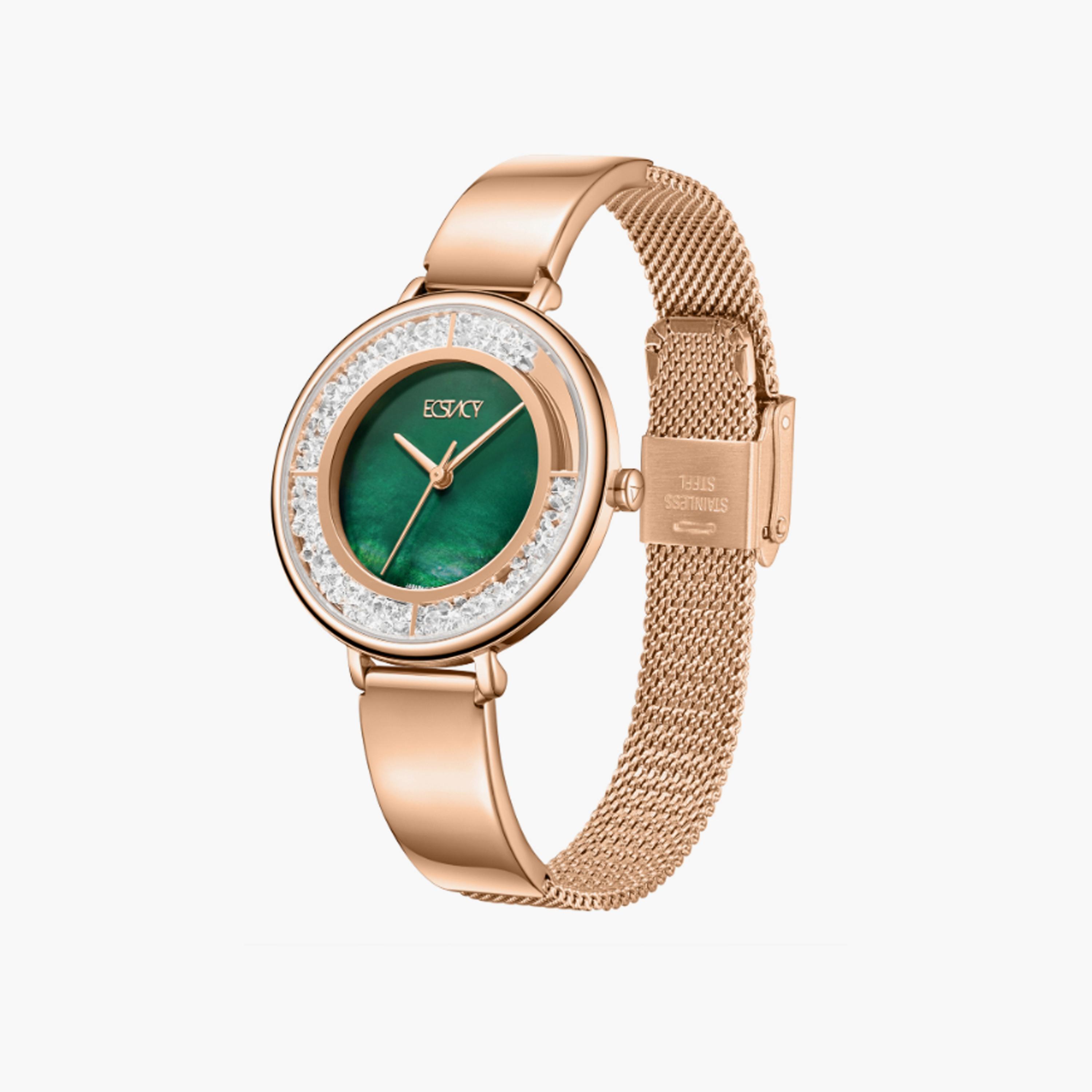 E23501-RBKG | ساعة حريمي أنالوج ستانلس ستيل من اكستيسي، وردي ذهبي مقاس 36 مم-women-watchesandjewellery-watches-image-2