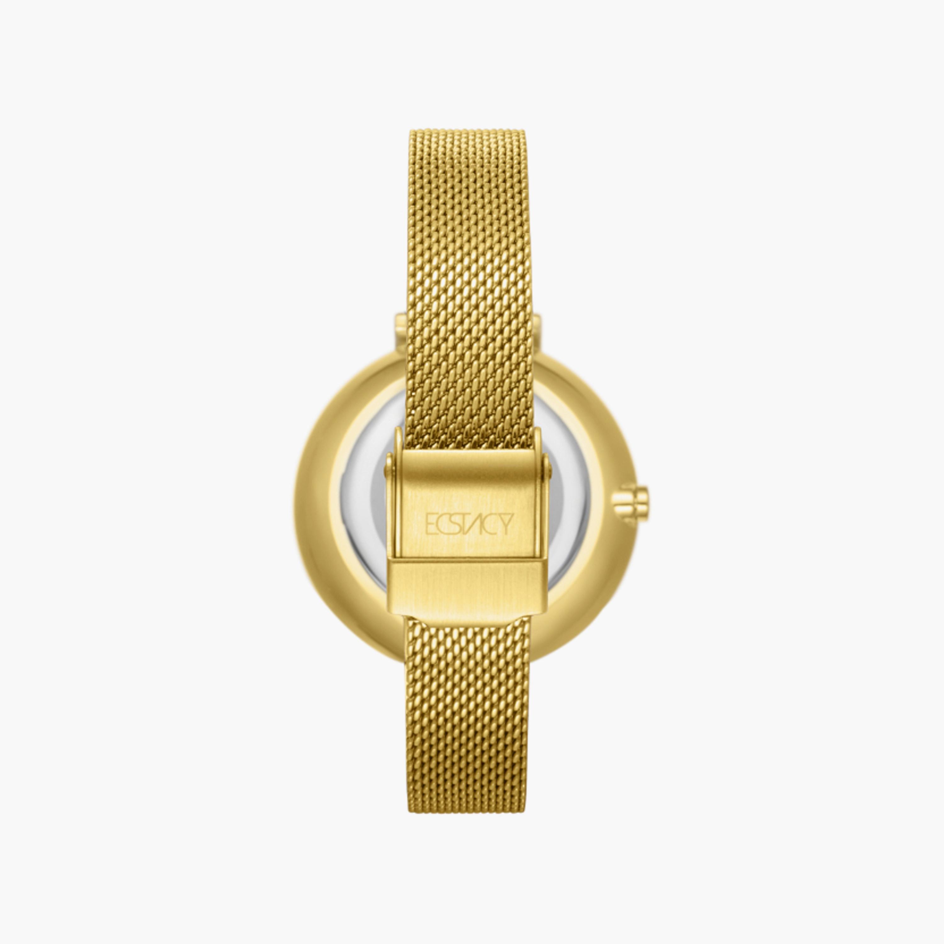 E23501-GBGG | ساعة حريمي أنالوج ستانلس ستيل من اكستيسي، ذهبي مقاس 36 مم-women-watchesandjewellery-watches-image-3