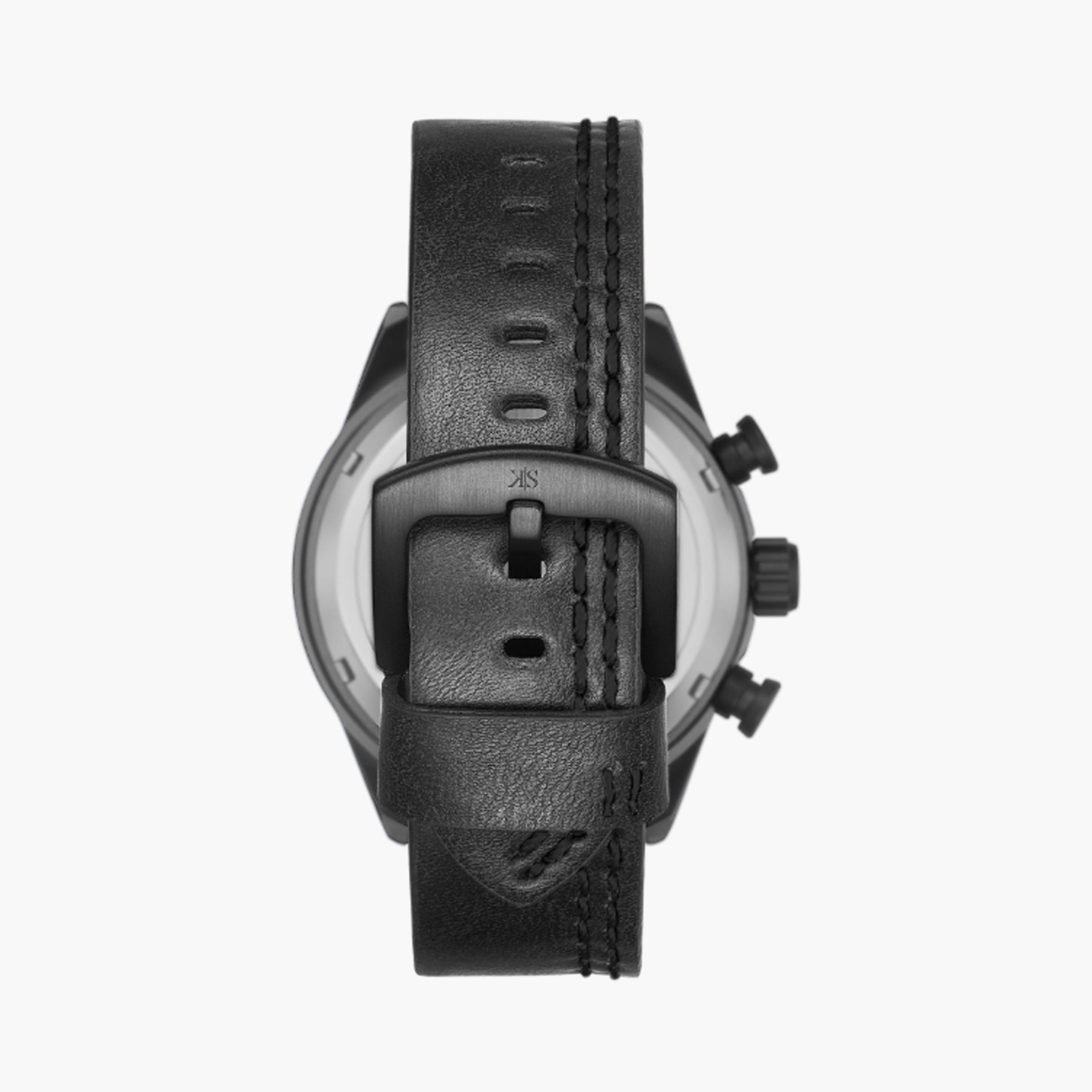 ساعة كينيث سكوت رجالية كرونوغراف جلد سوداء 44 مم | K25107-BLBB-men-watchesandjewellery-watches-image-3